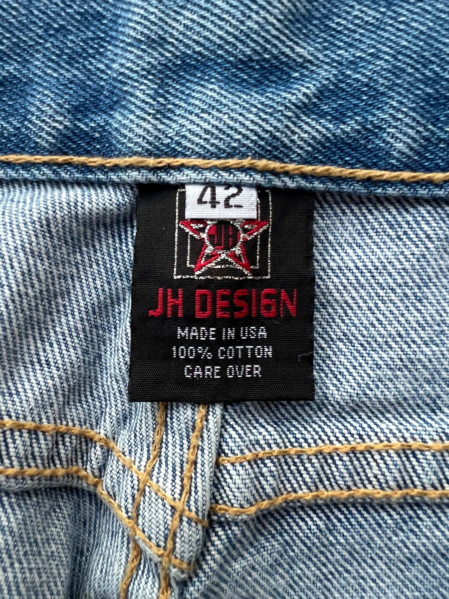 Late-90s/Early-2000s JH Hot Wheels Racing Jean Shorts (42) (New With Tags)