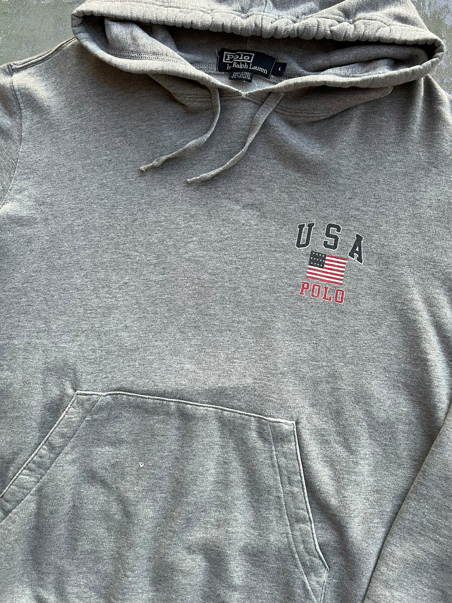 Vintage Polo Ralph Lauren USA Hoodie (L)