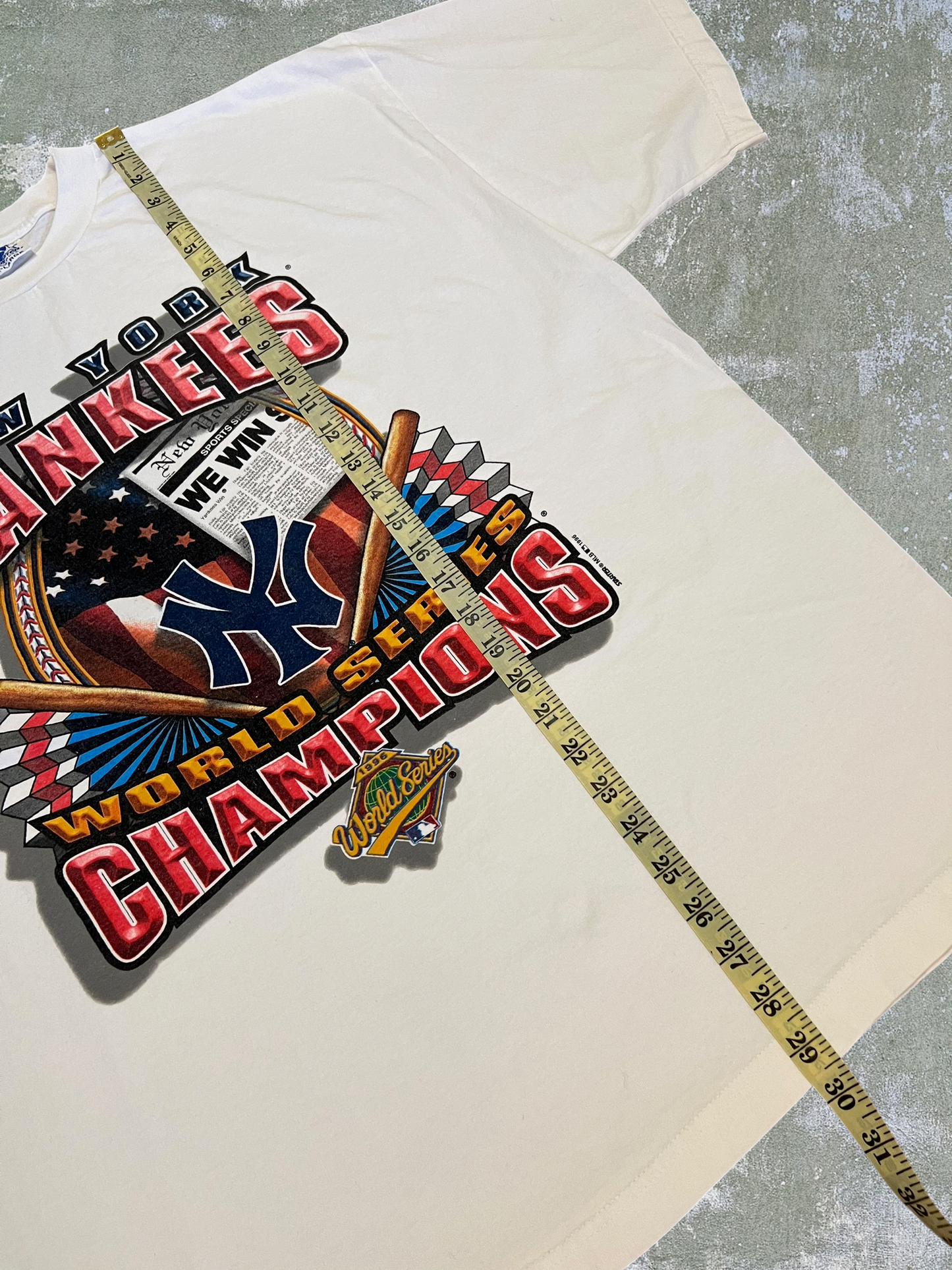 1996 Starter New York Yankees World Series Champions Tee (XL)