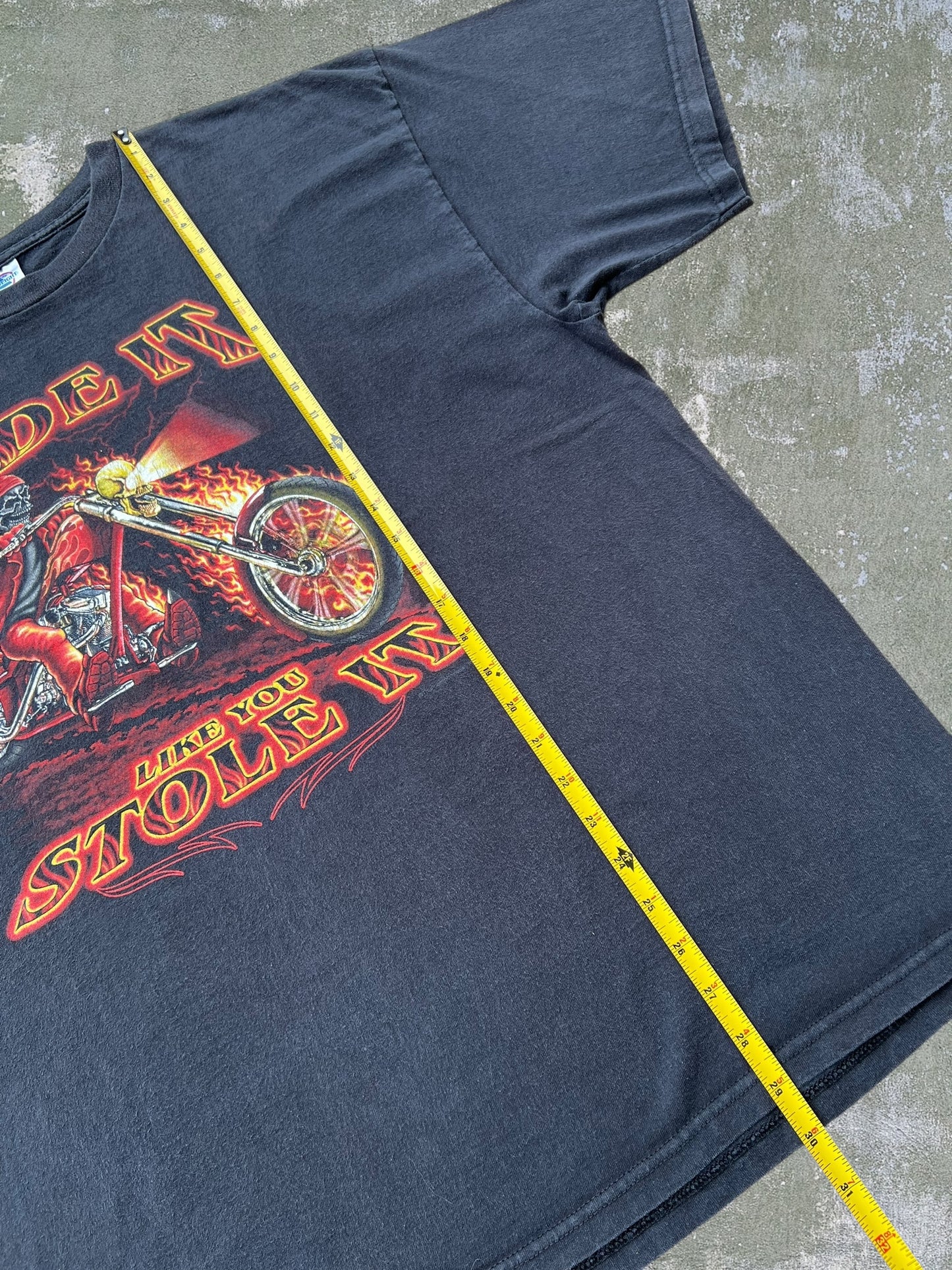 Early-2000s “Ride It Like You Stole It” Tee (XXL)