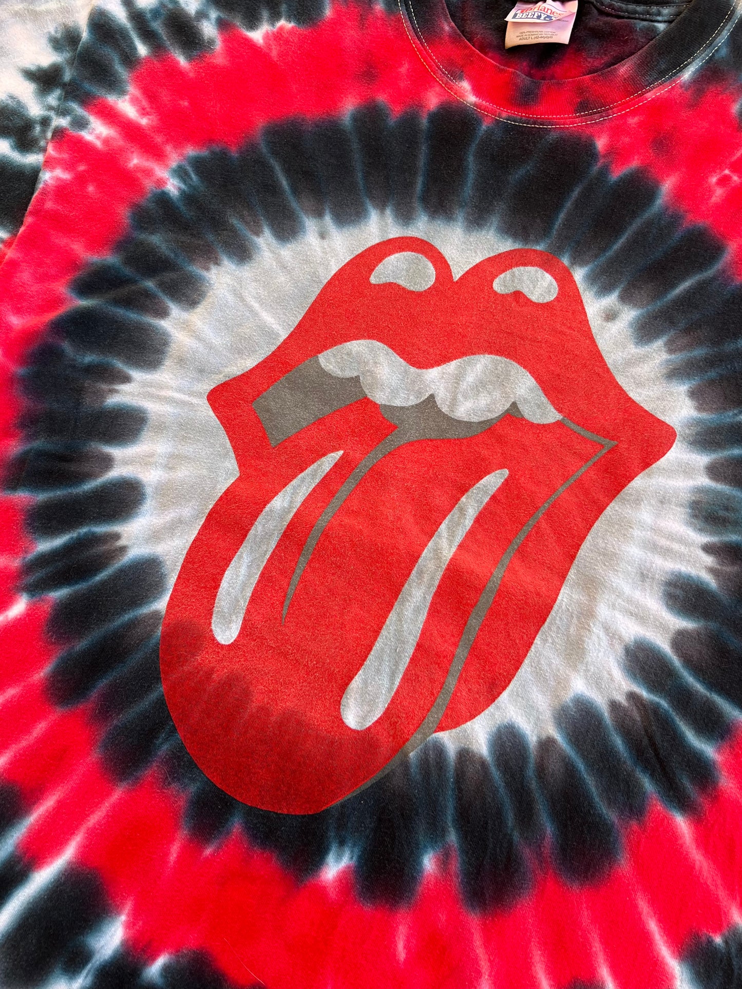 '90s The Rolling Stones Tie Dye Tee (L)
