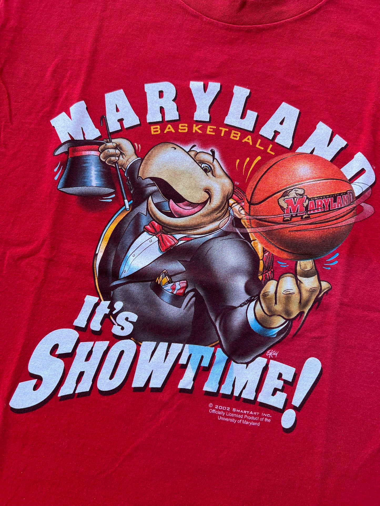 2002 Maryland Terrapins Basketball Tee (L)