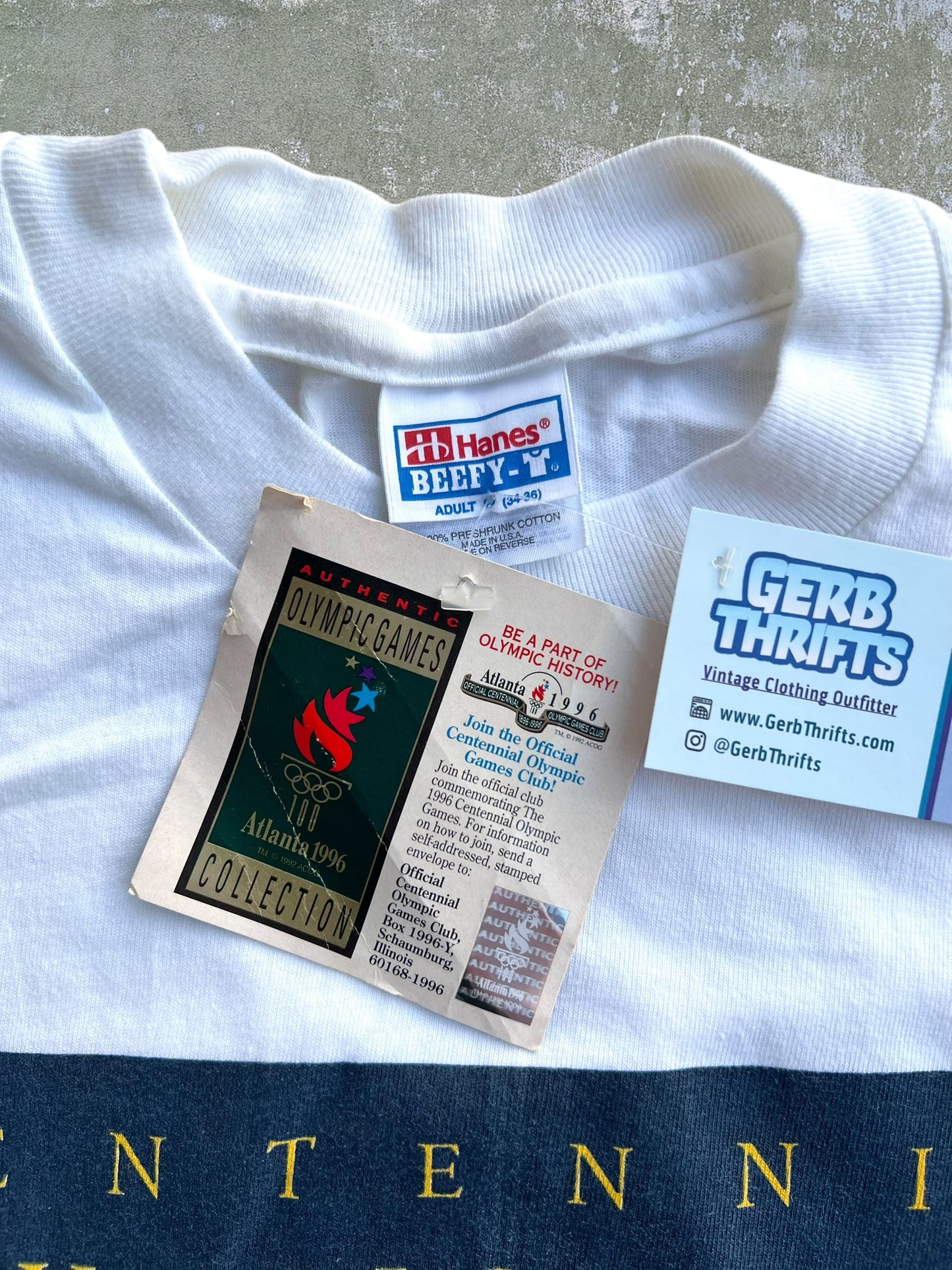 1996 Atlanta Olympic Games Tee (S) (New With Tags)