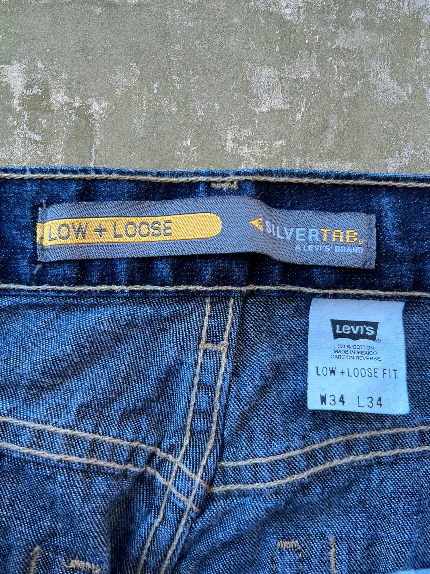 Early-2000s Levi’s Silver Tab Jeans (34x34)
