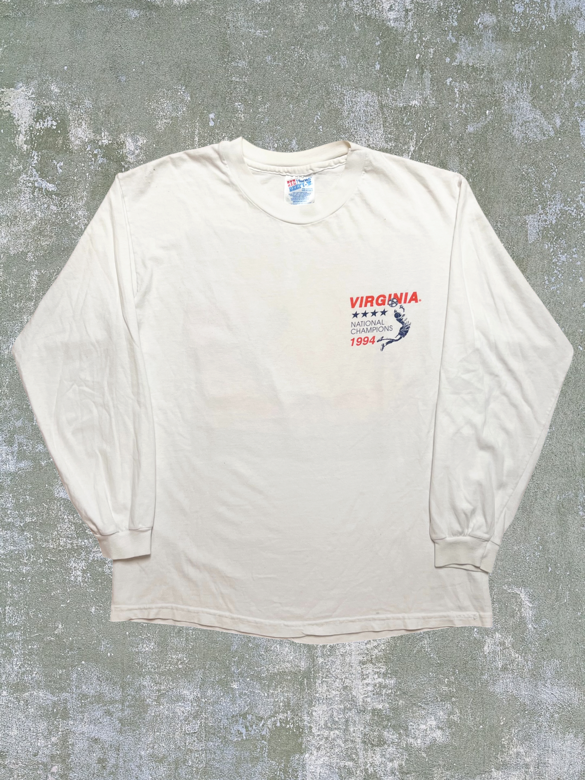 1994 University Of Virginia Cavaliers Soccer National Champions Long Sleeve Tee (M)