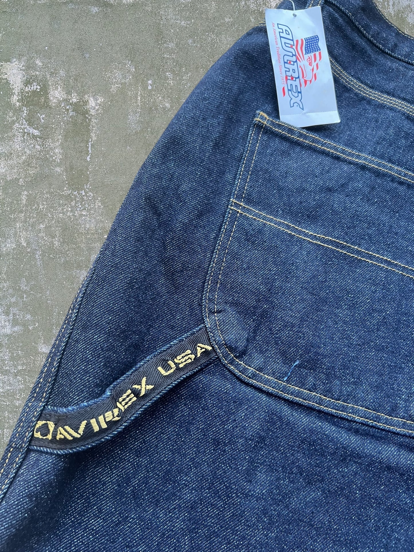 Late-90s/Early-2000s Avirex Carpenter Jean Shorts (42) (New With Tags)