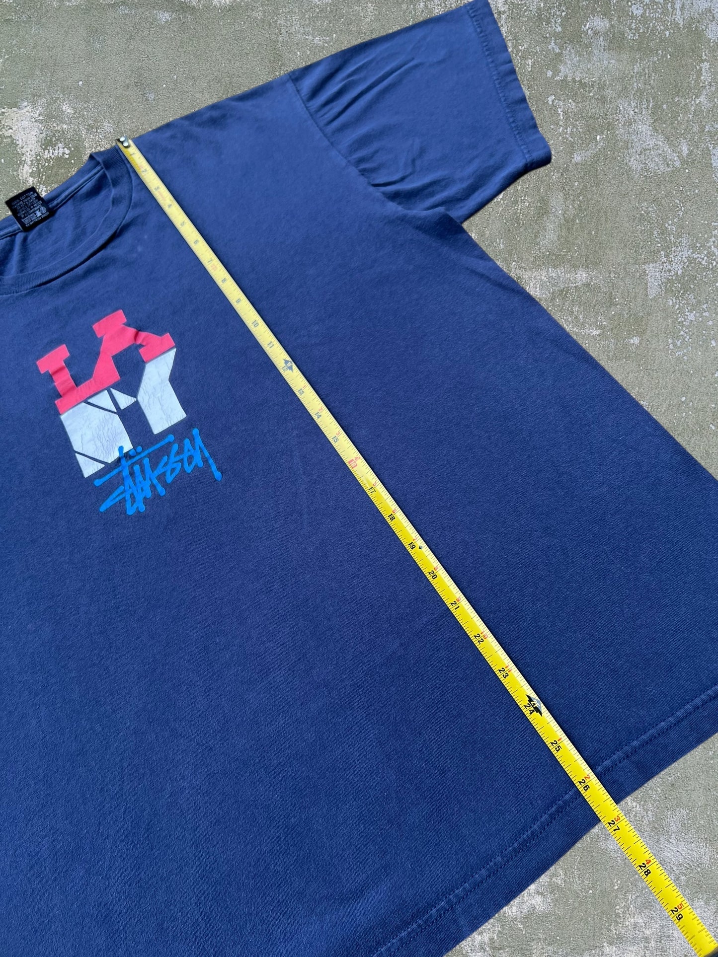 Late-90s/Early-2000s Stüssy LA NY Tee (XL)
