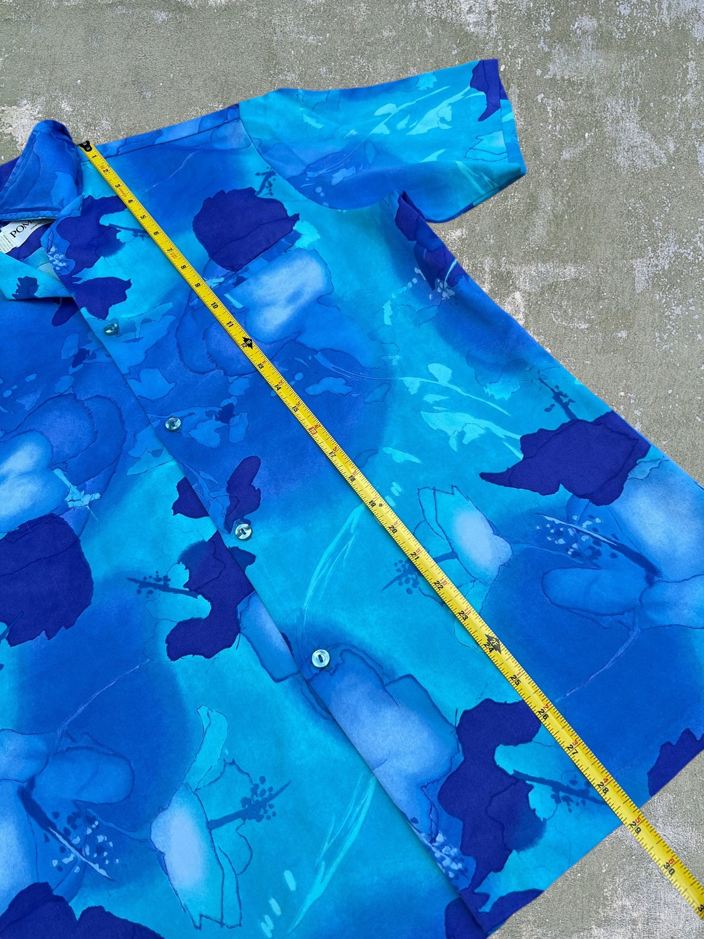 ‘70s/‘80s Cotton Blend Hawaiian Shirt (M)