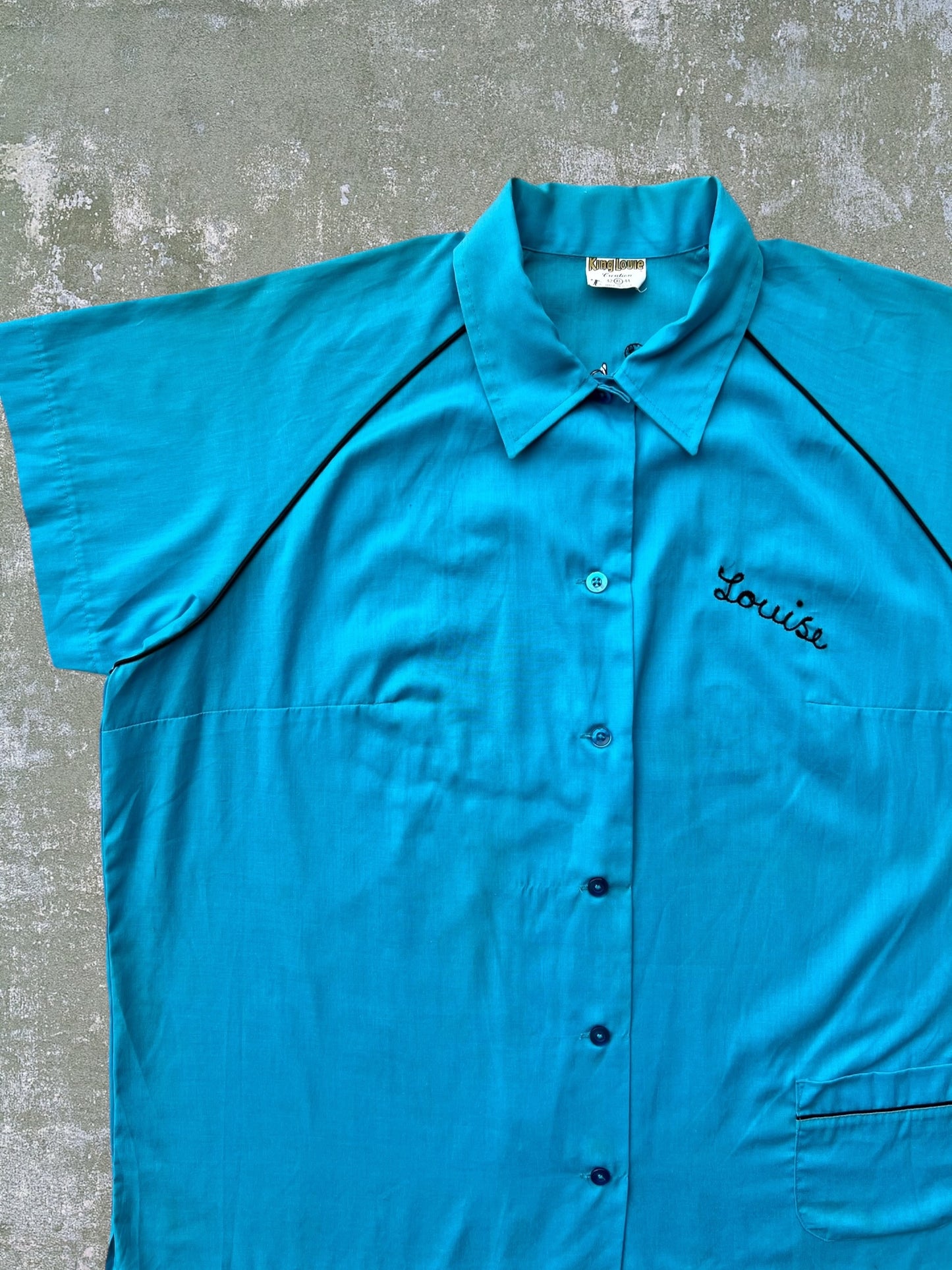 ‘60s Chain Stitch Bowling Shirt (XL)