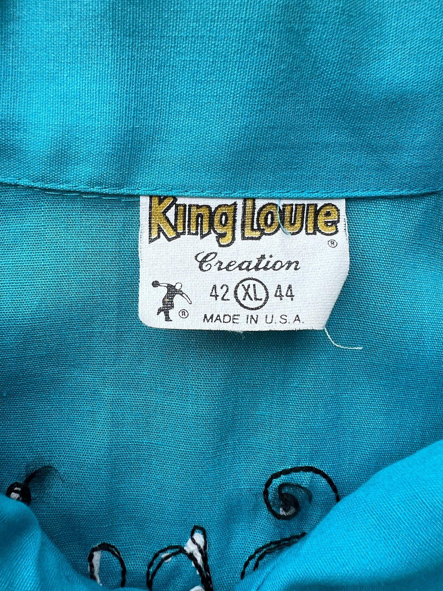 ‘60s Chain Stitch Bowling Shirt (XL)