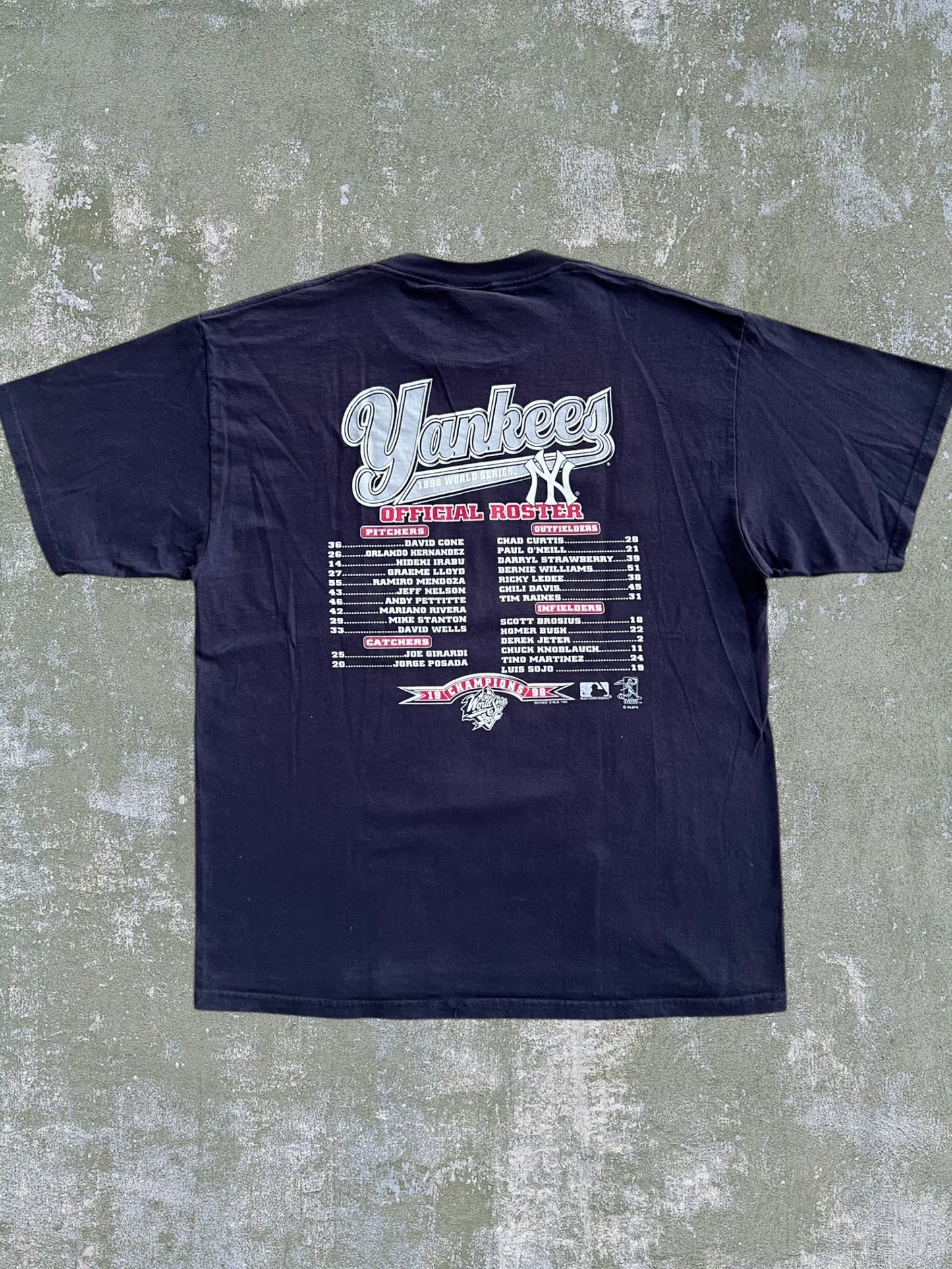 1998 New York Yankees World Series Champions Tee (XL)