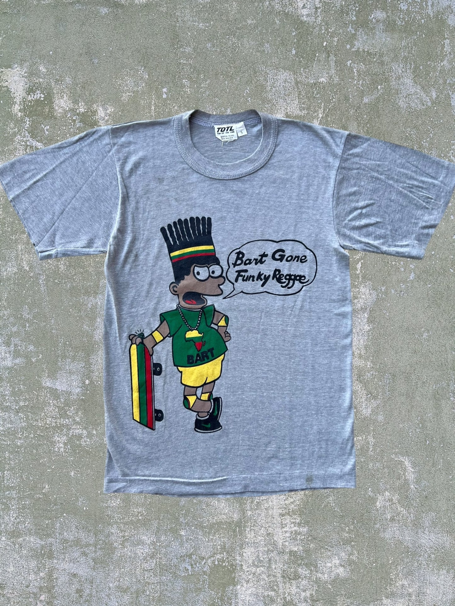 ‘90s Bart Simpson Gone Funky Reggae Tee (XS)