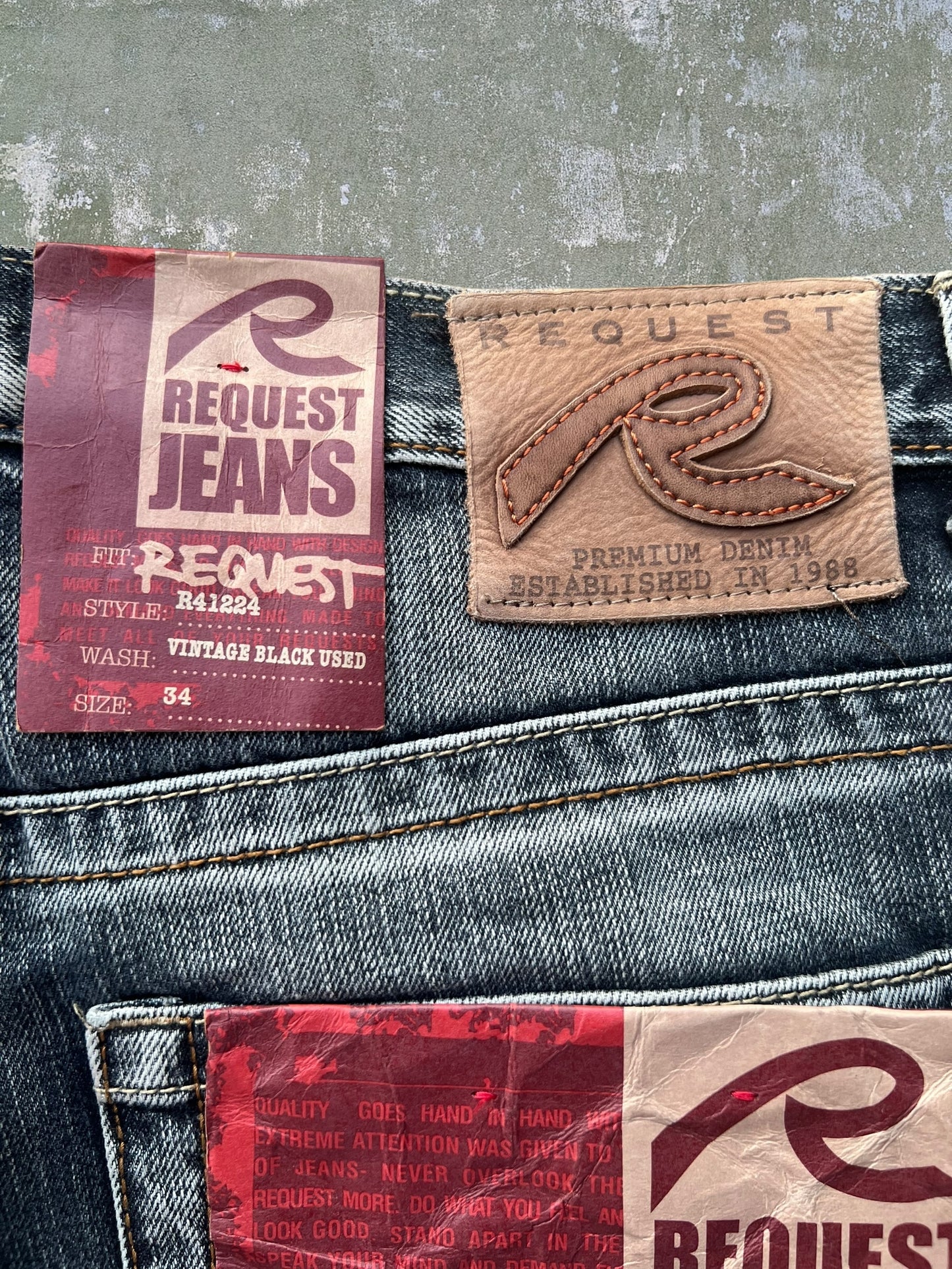 Early-2000s Request Jean Shorts (34) (New With Tags)