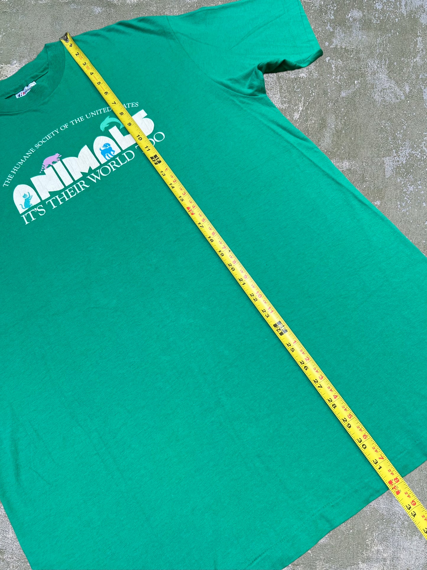 Late-80s/Early-90s Humane Society Animals Tee (XL)