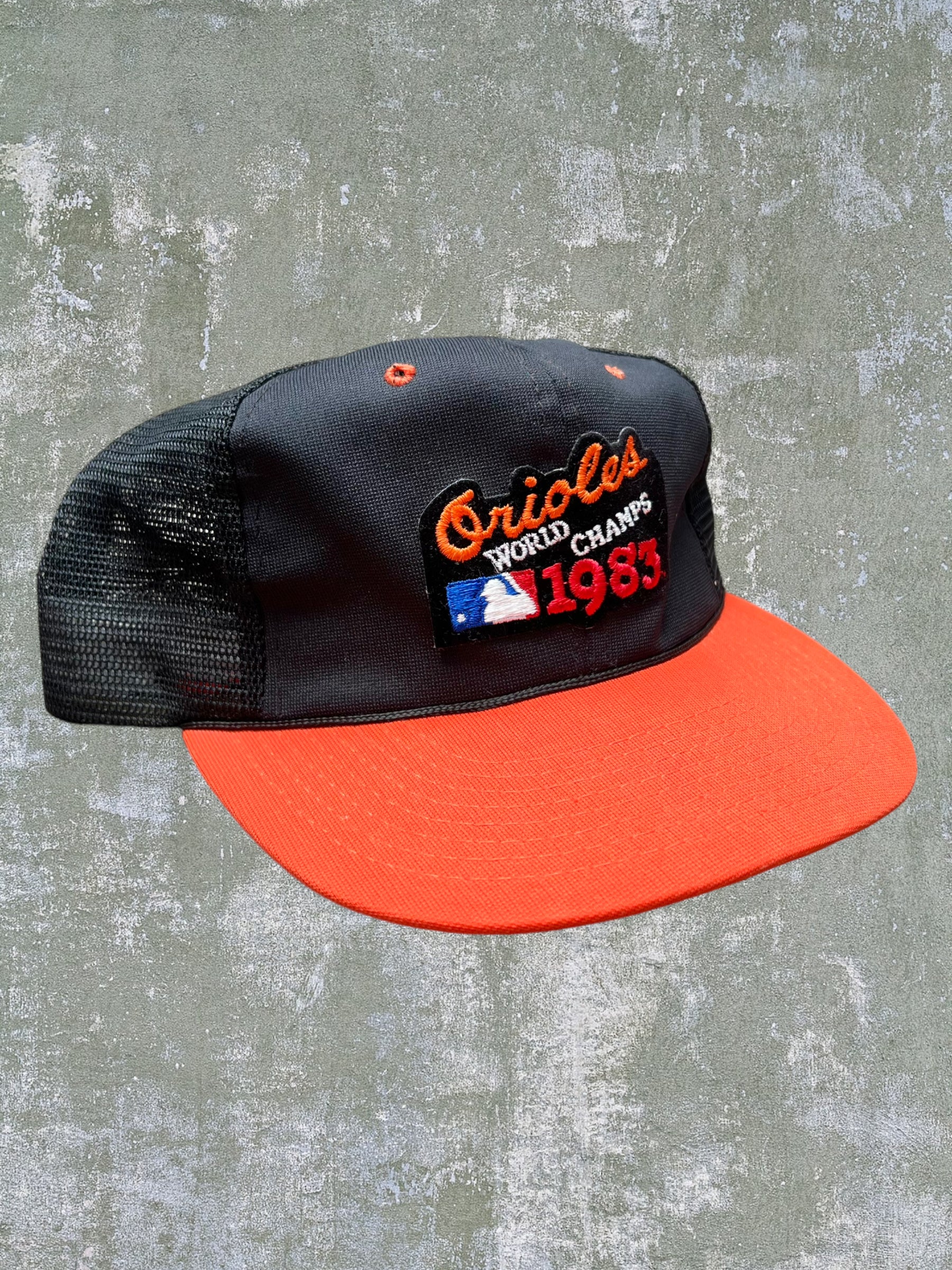 1983 Baltimore Orioles World Champs Mesh Snapback – GerbThrifts