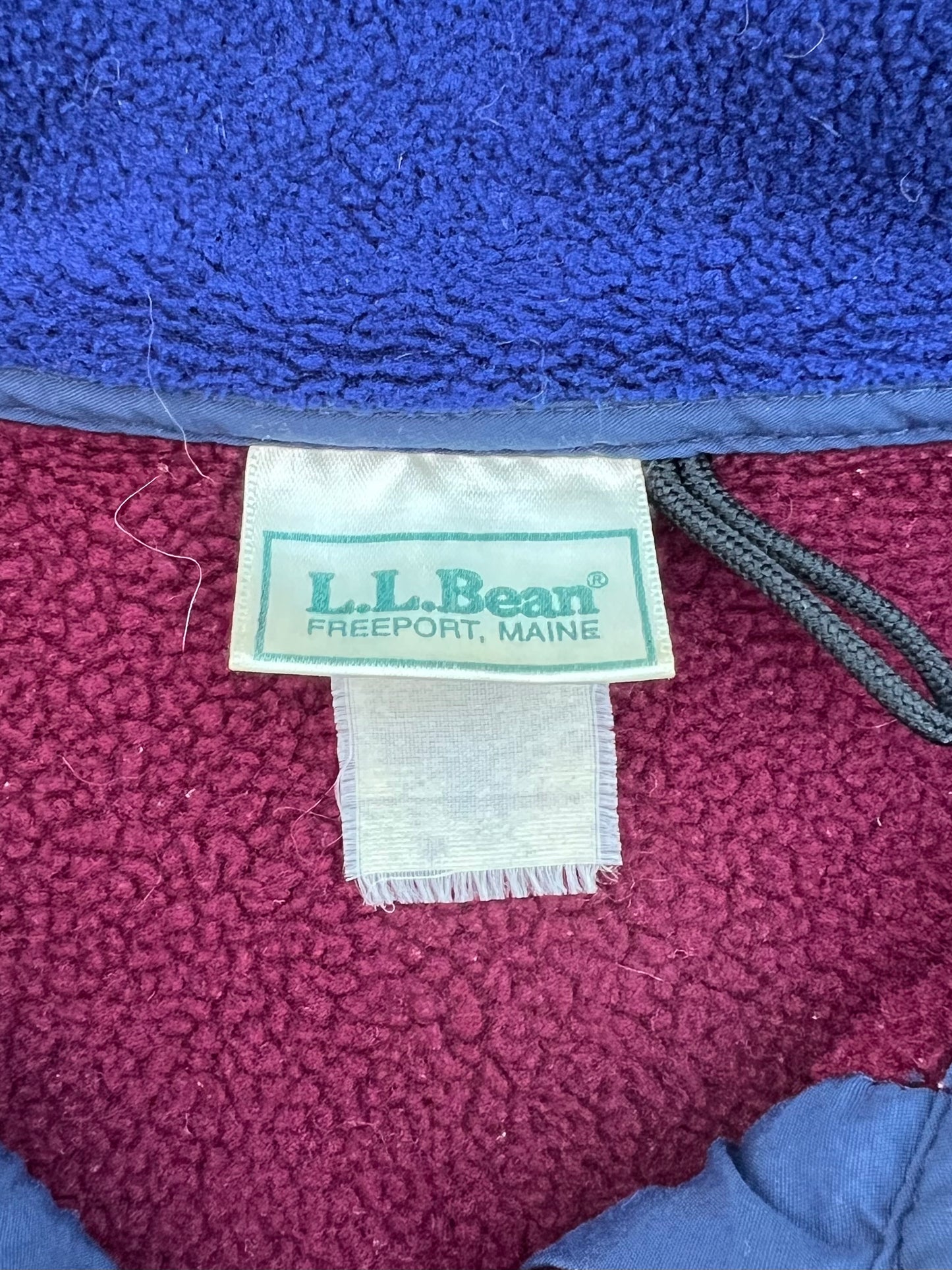 Vintage LL Bean Deep Pile Fleece Jacket (L)