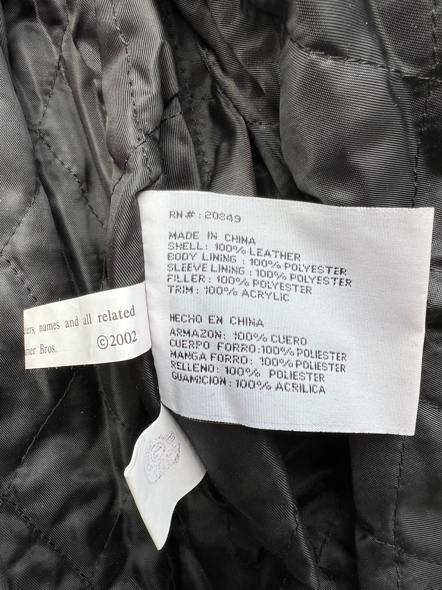 2002 Taz Leather Jacket (XXL) (New With Tags)