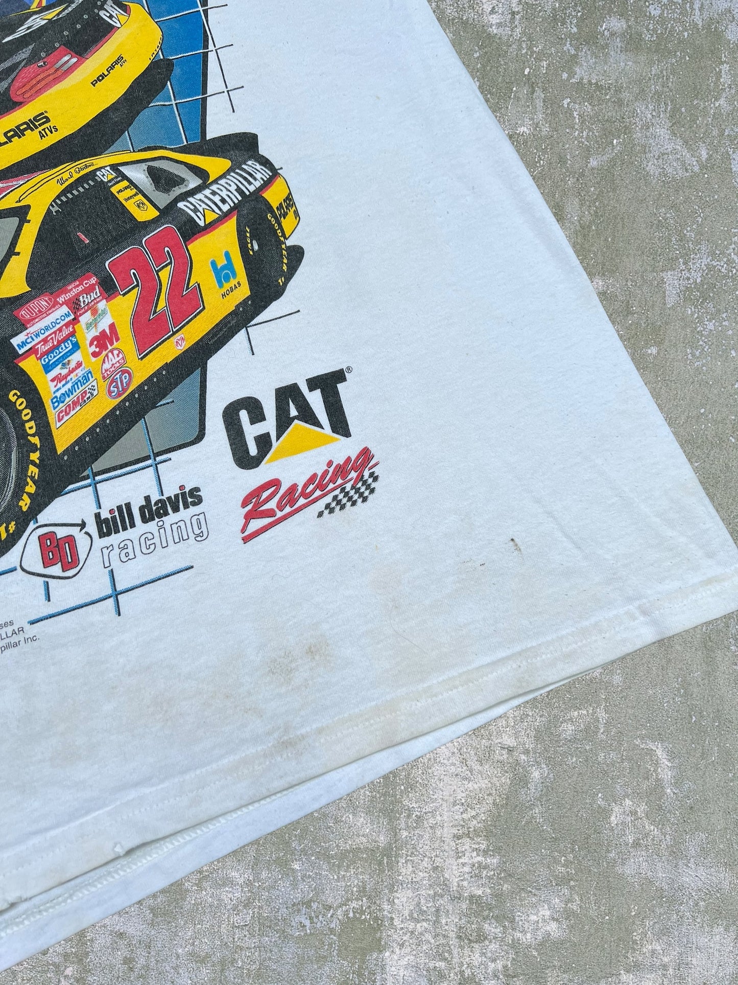 2001 CAT Racing Tee (XL)