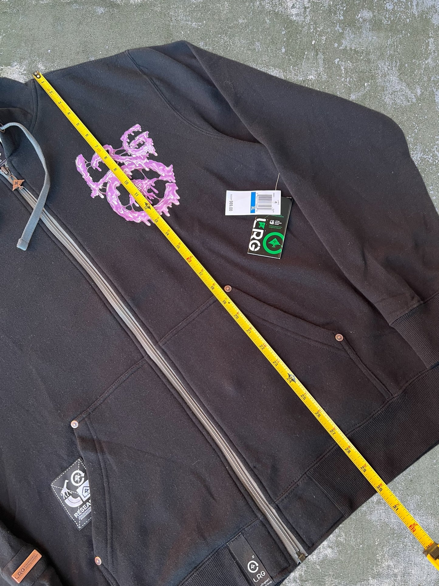Early-2000s LRG Zip Hoodie (XL) (New With Tags)
