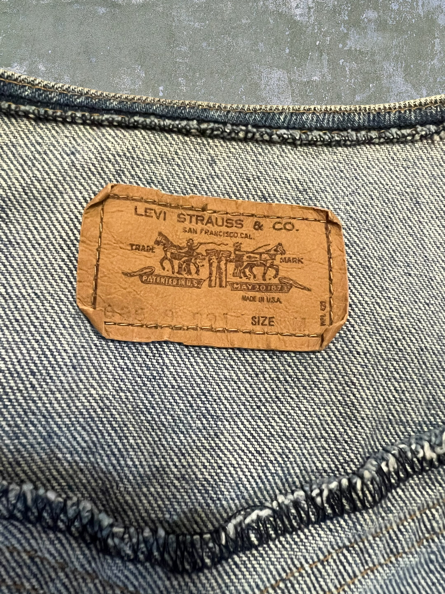 ‘70s/‘80s Levi’s Western Denim Vest (M)