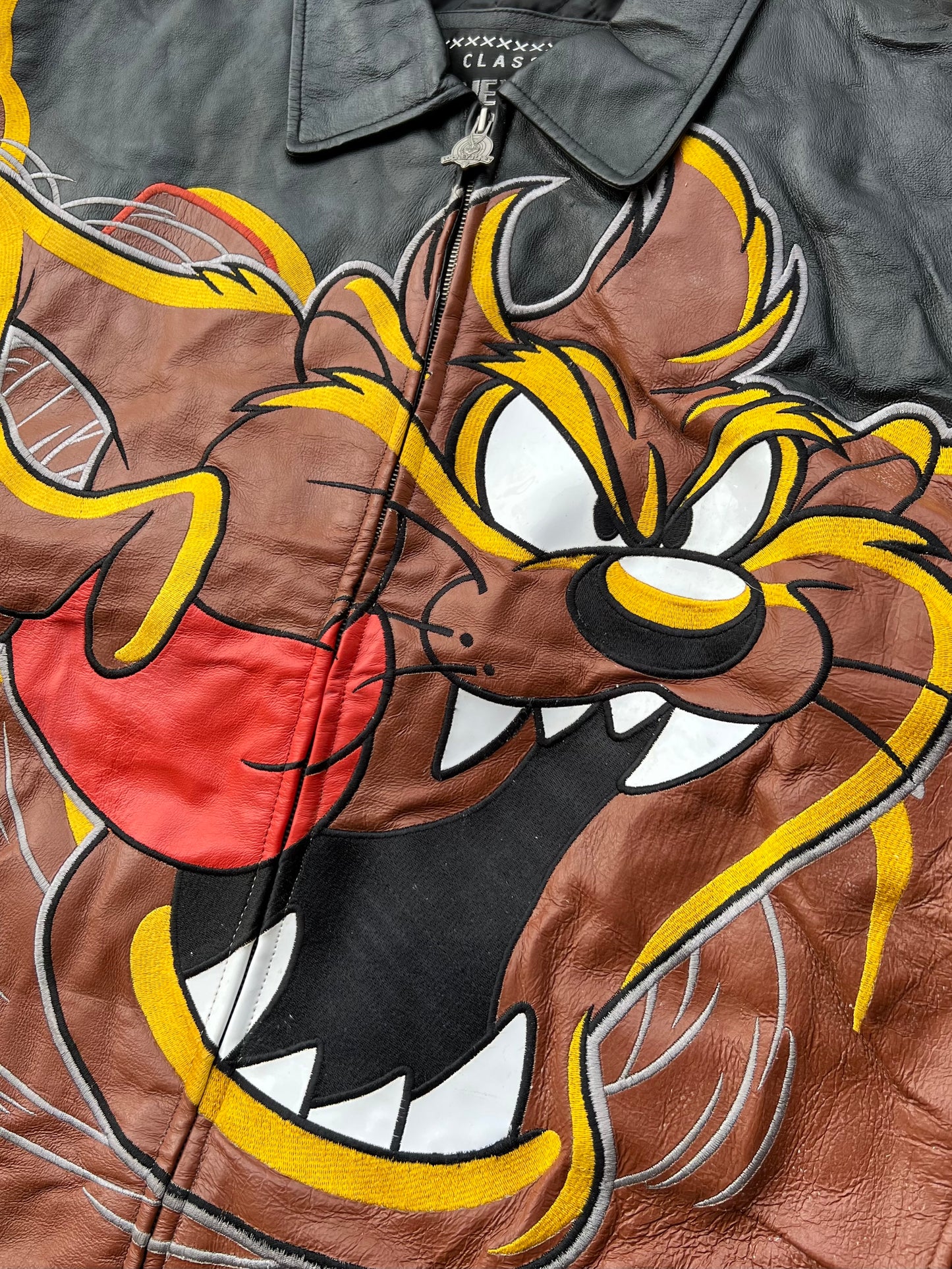 2002 Taz Leather Jacket (XXL) (New With Tags)