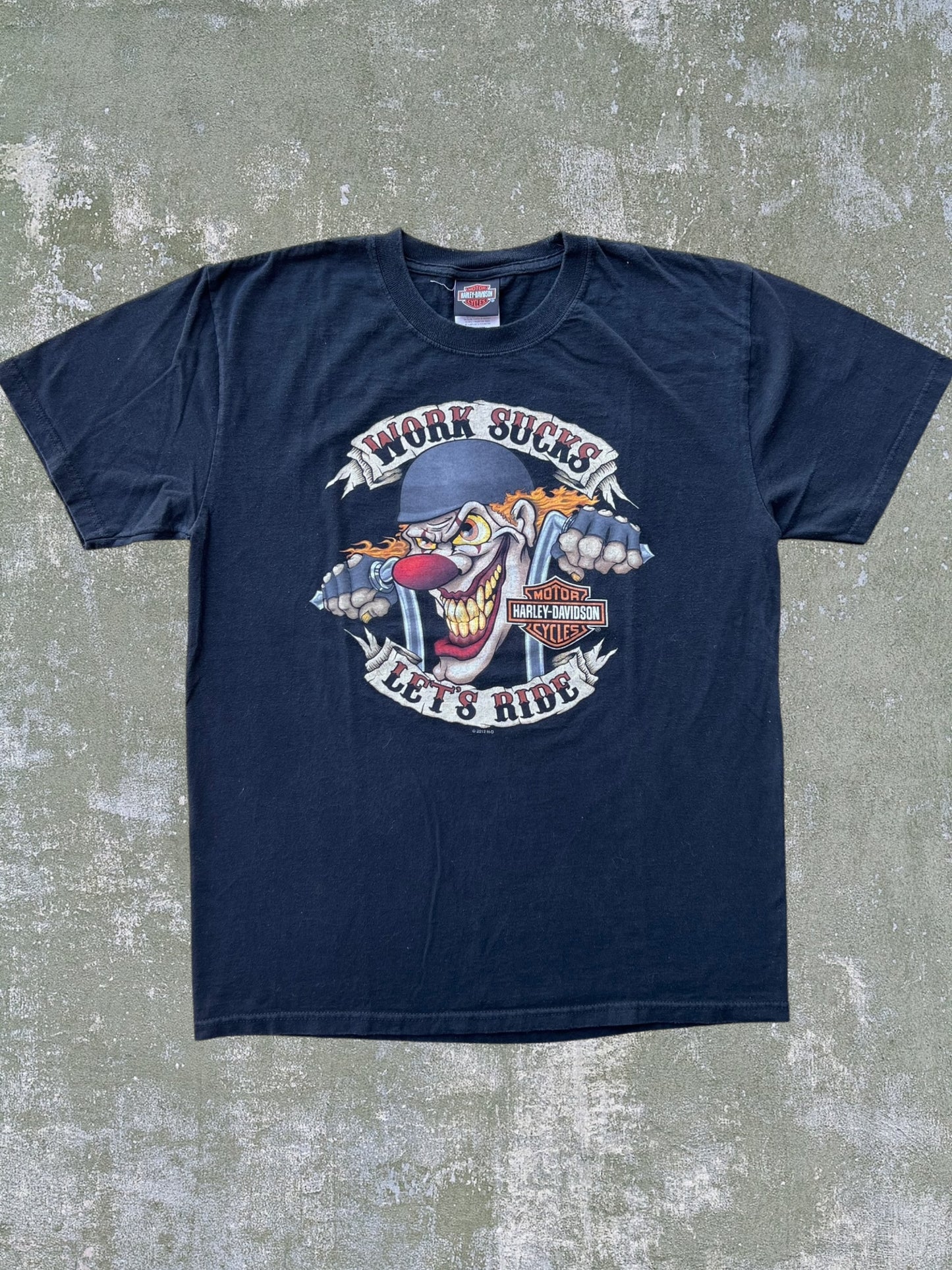 2012 Harley Davidson “Work Sucks” Tee (L)