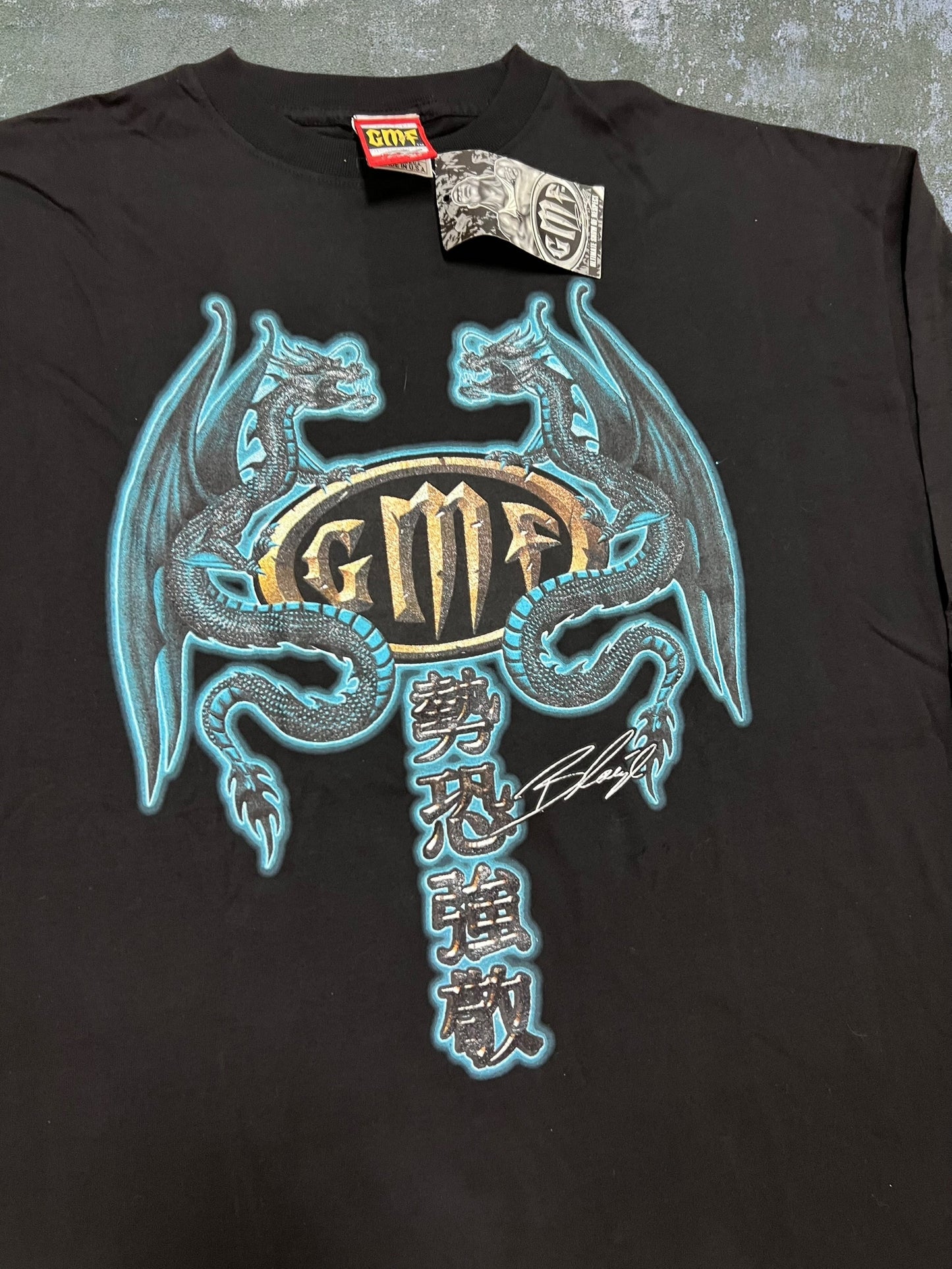 Late-90s/Early-2000s GMF Long Sleeve Tee (XXL) (New With Tags)