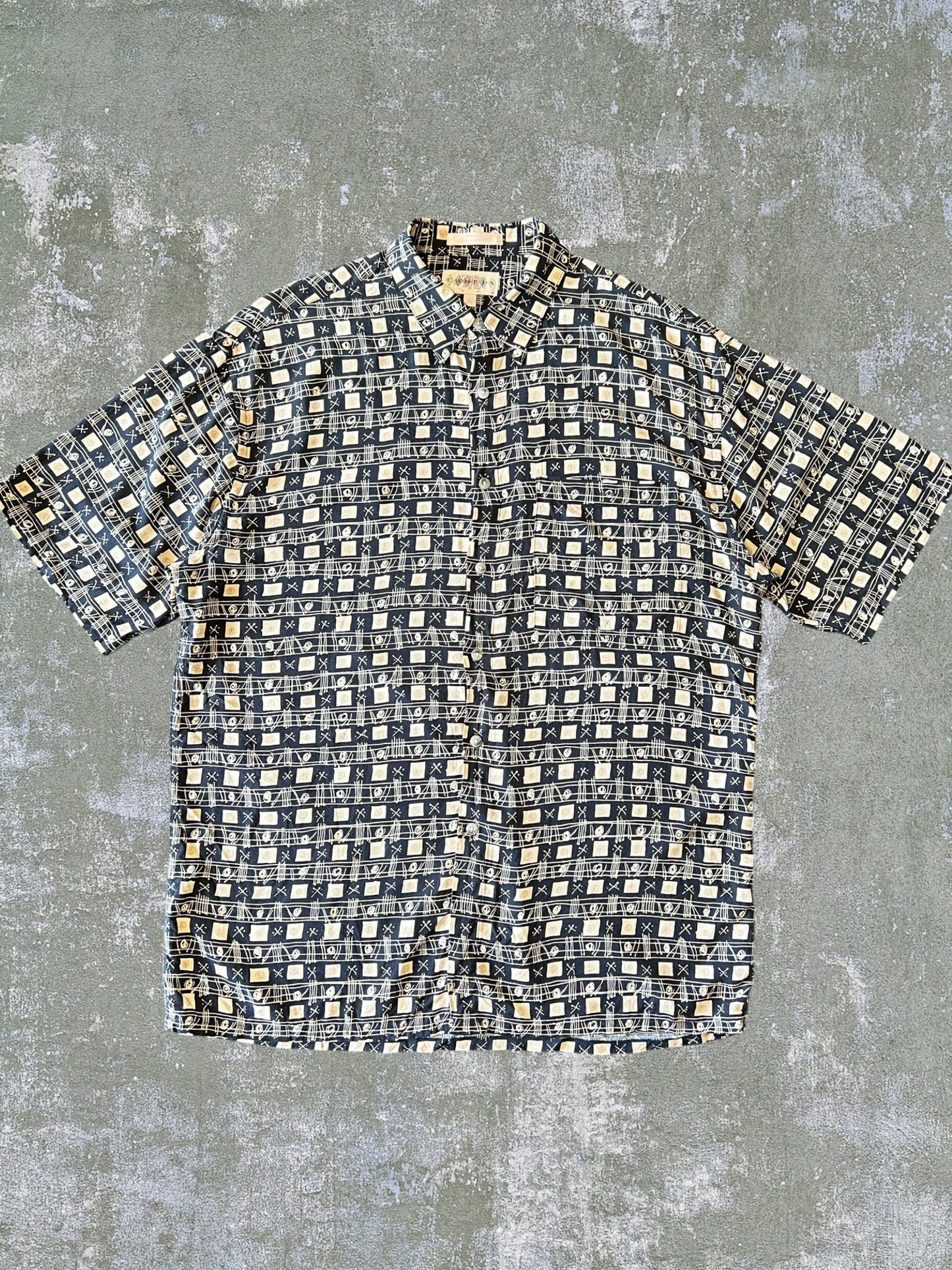 ‘90s Rayon Shirt (L)