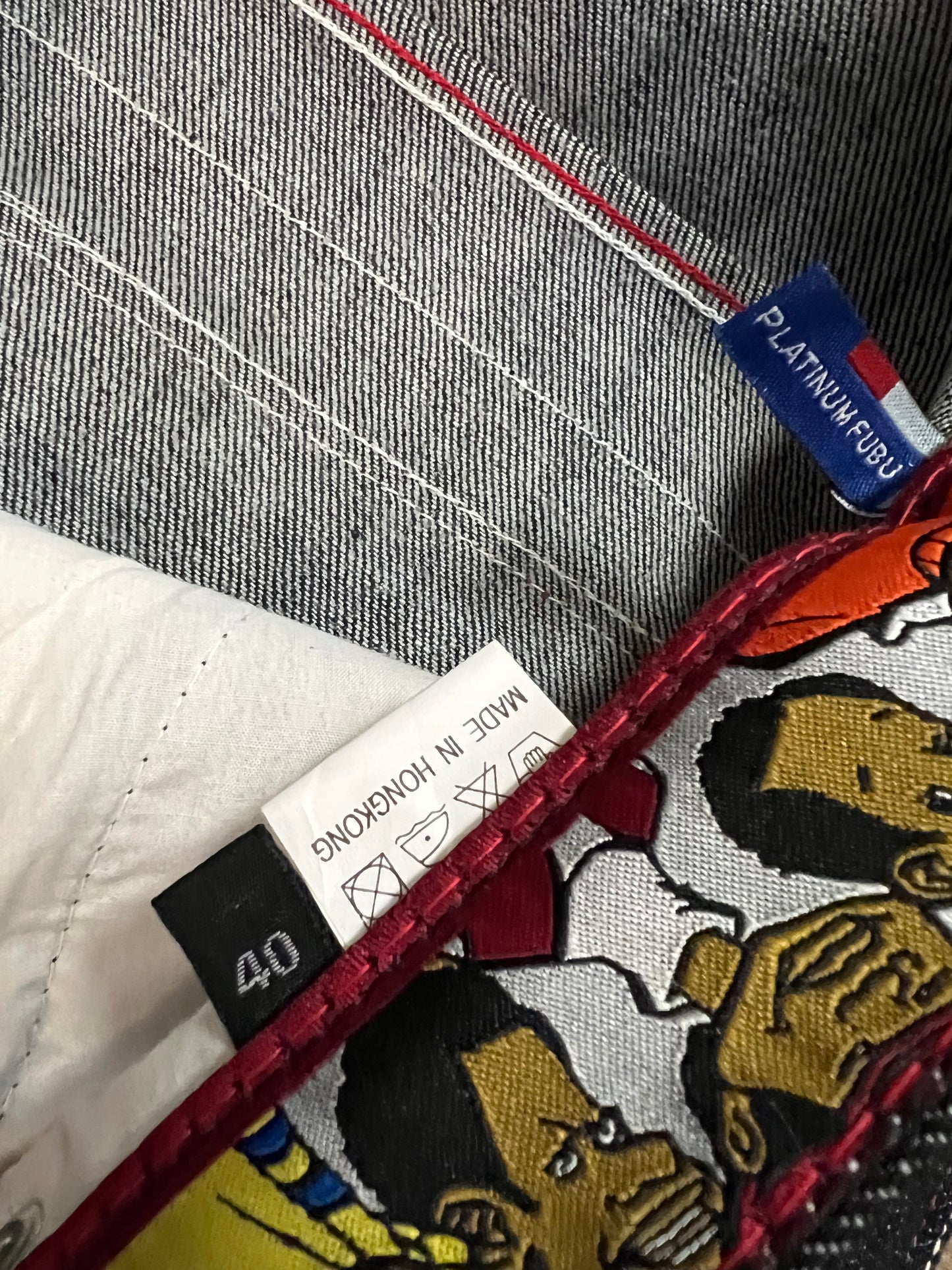 Early-2000s Platinum FUBU Jean Shorts (40)