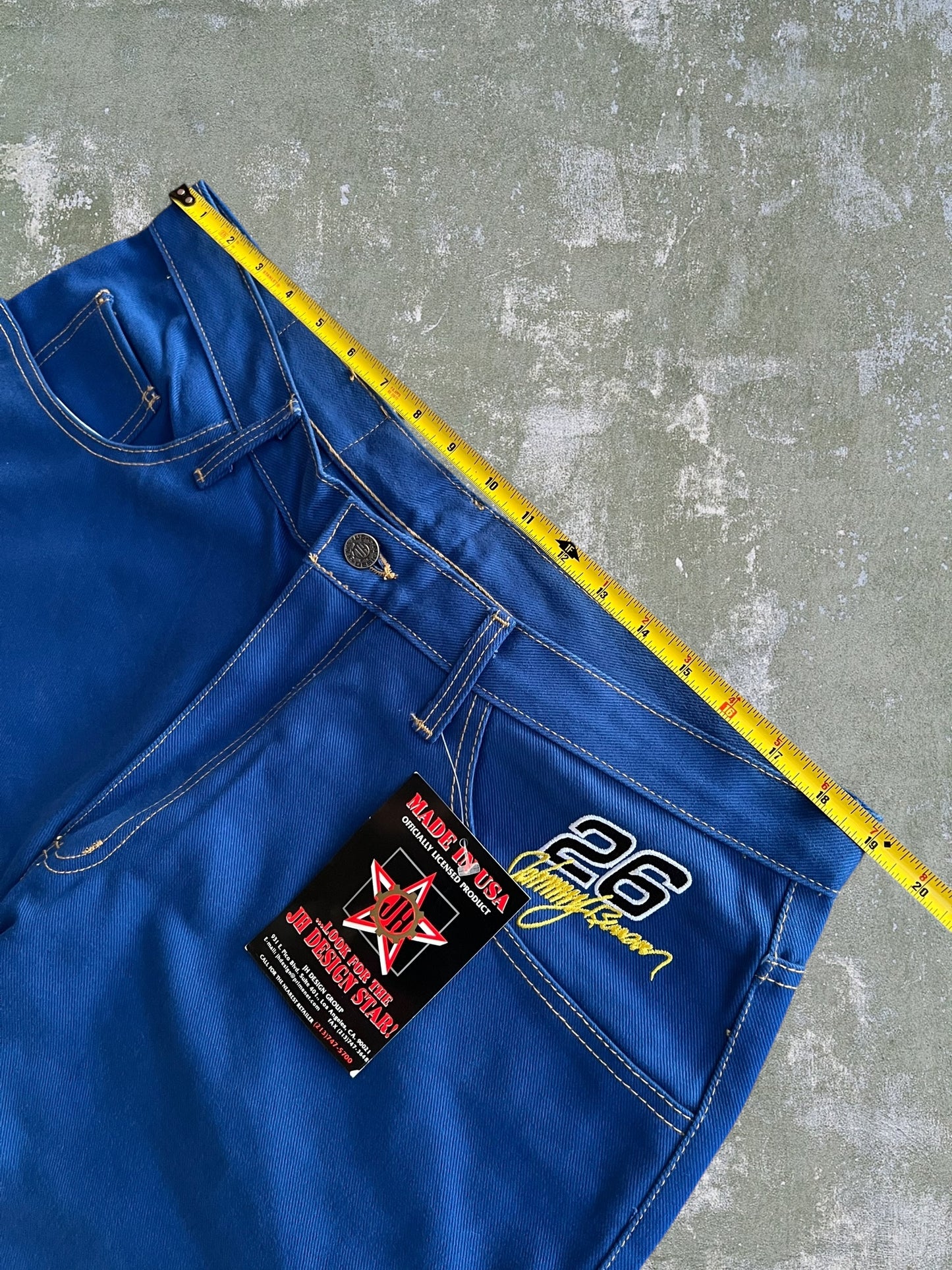 Late-90s Jeff Hamilton Cheerios Racing Jeans (38) (New With Tags)