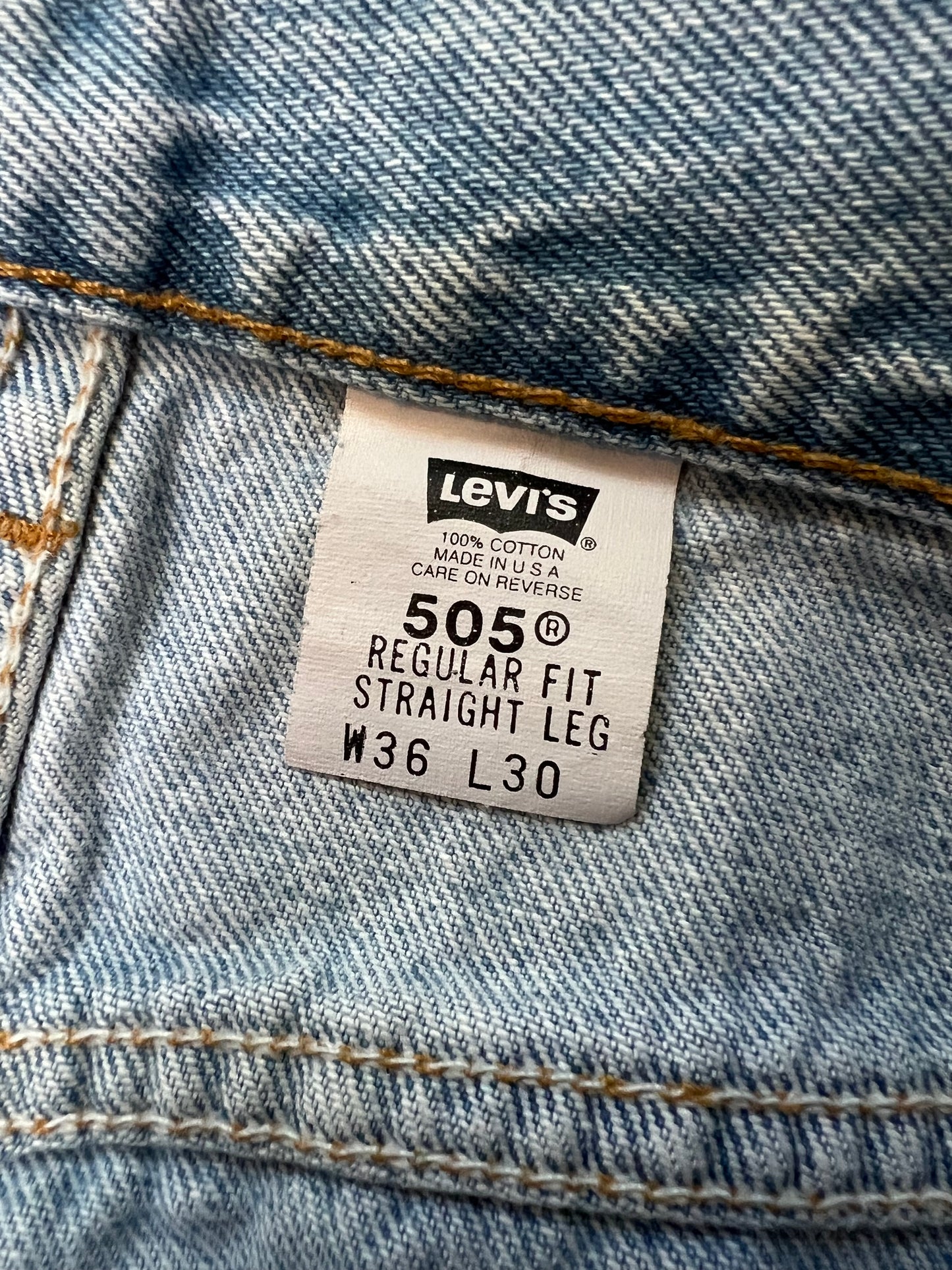 ‘90s/Early-2000s Levi’s 505 Jeans (36x30)