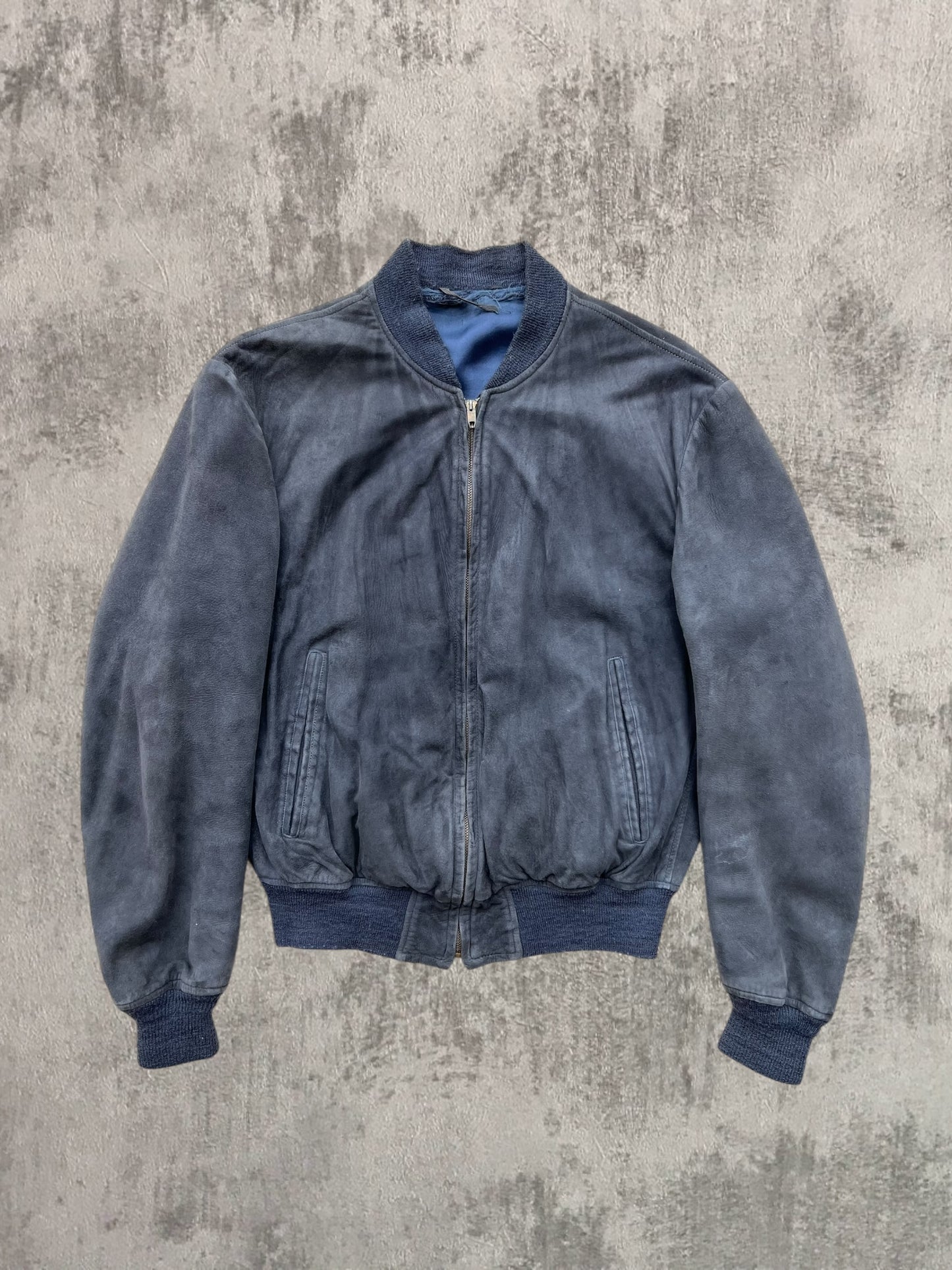 ‘60s Suede Bomber Jacket (S)