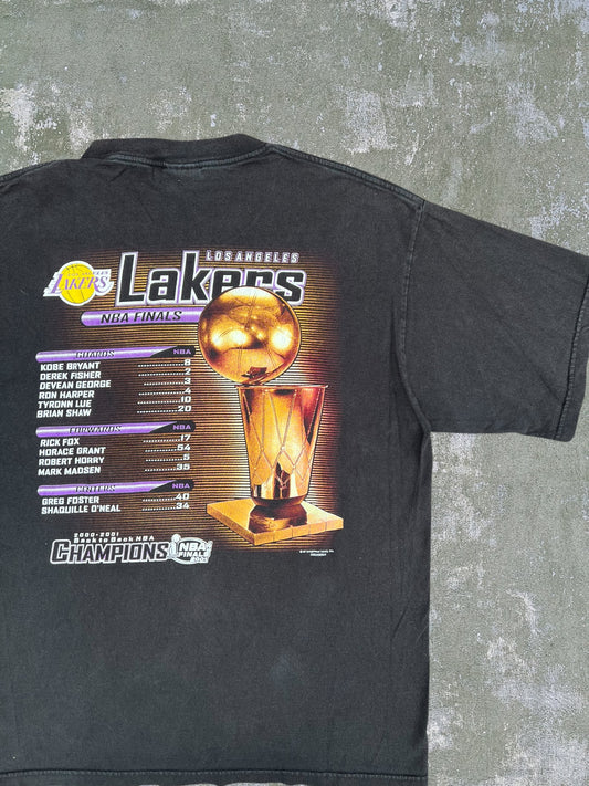 2001 Los Angeles Lakers NBA Finals Champions Tee (XL)