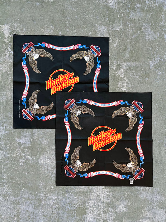 Vintage Harley Davidson Bandana (Set Of 2)