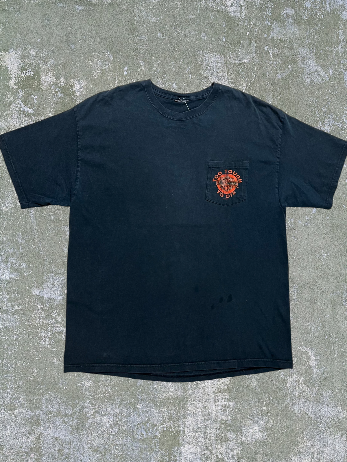 2010 Harley Davidson “Too Tough To Die” Pocket Tee (L)