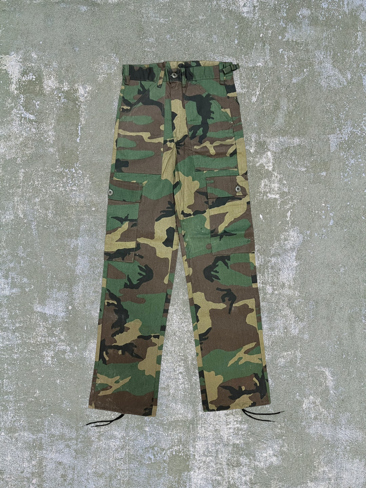 ‘80s/‘90s Woodland Camo Pants (28x32) (New With Tags)