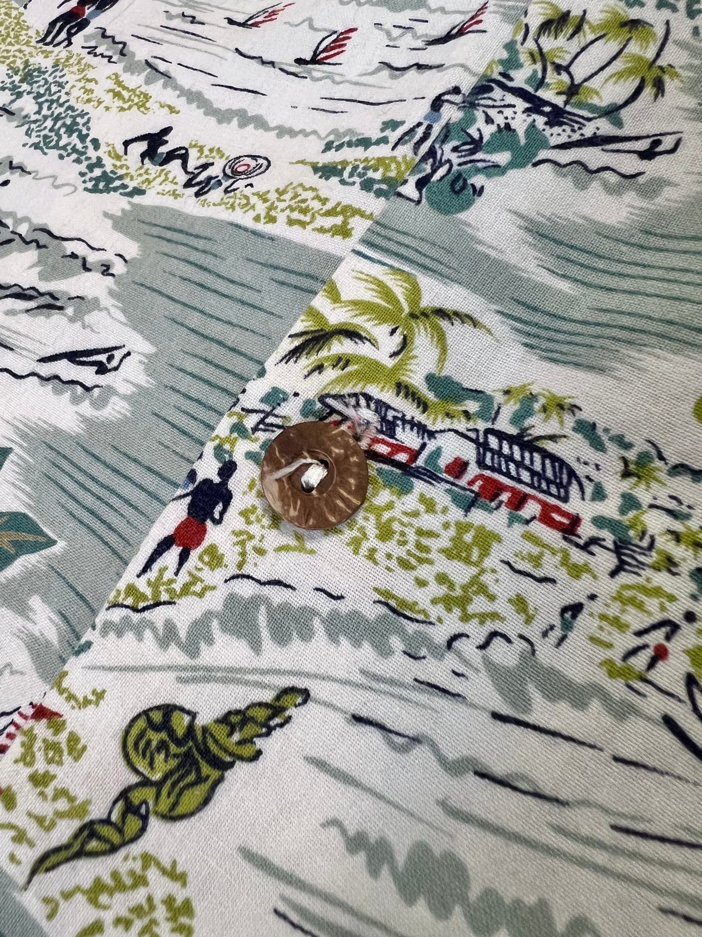 ‘90s Stüssy Hawaiian Shirt (XL)