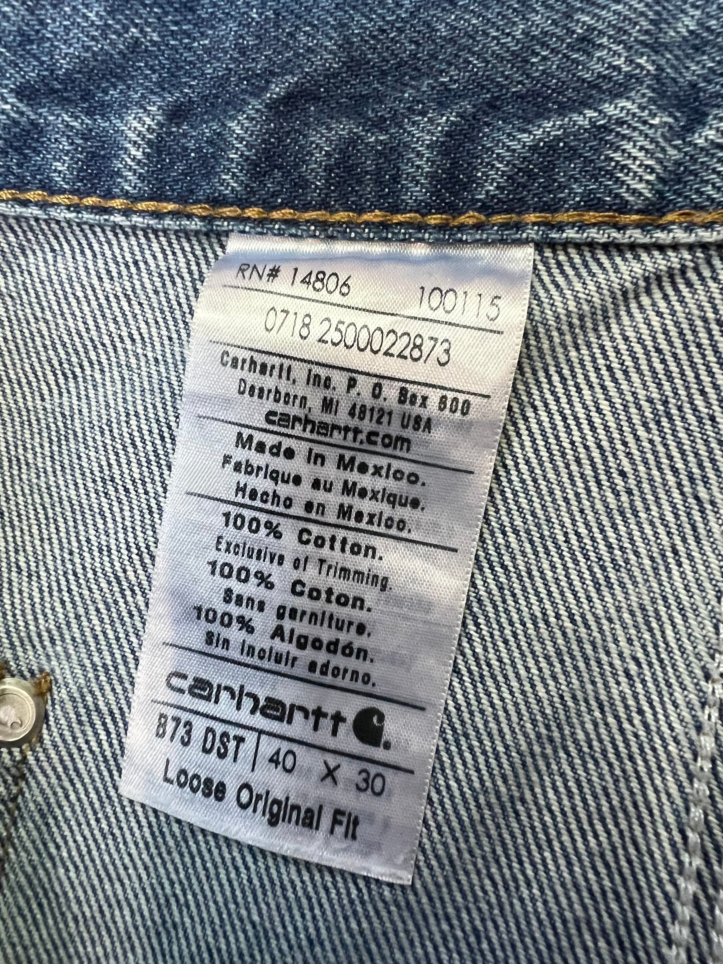 2000s/2010s Carhartt Double Knee Carpenter Jeans (40x30)