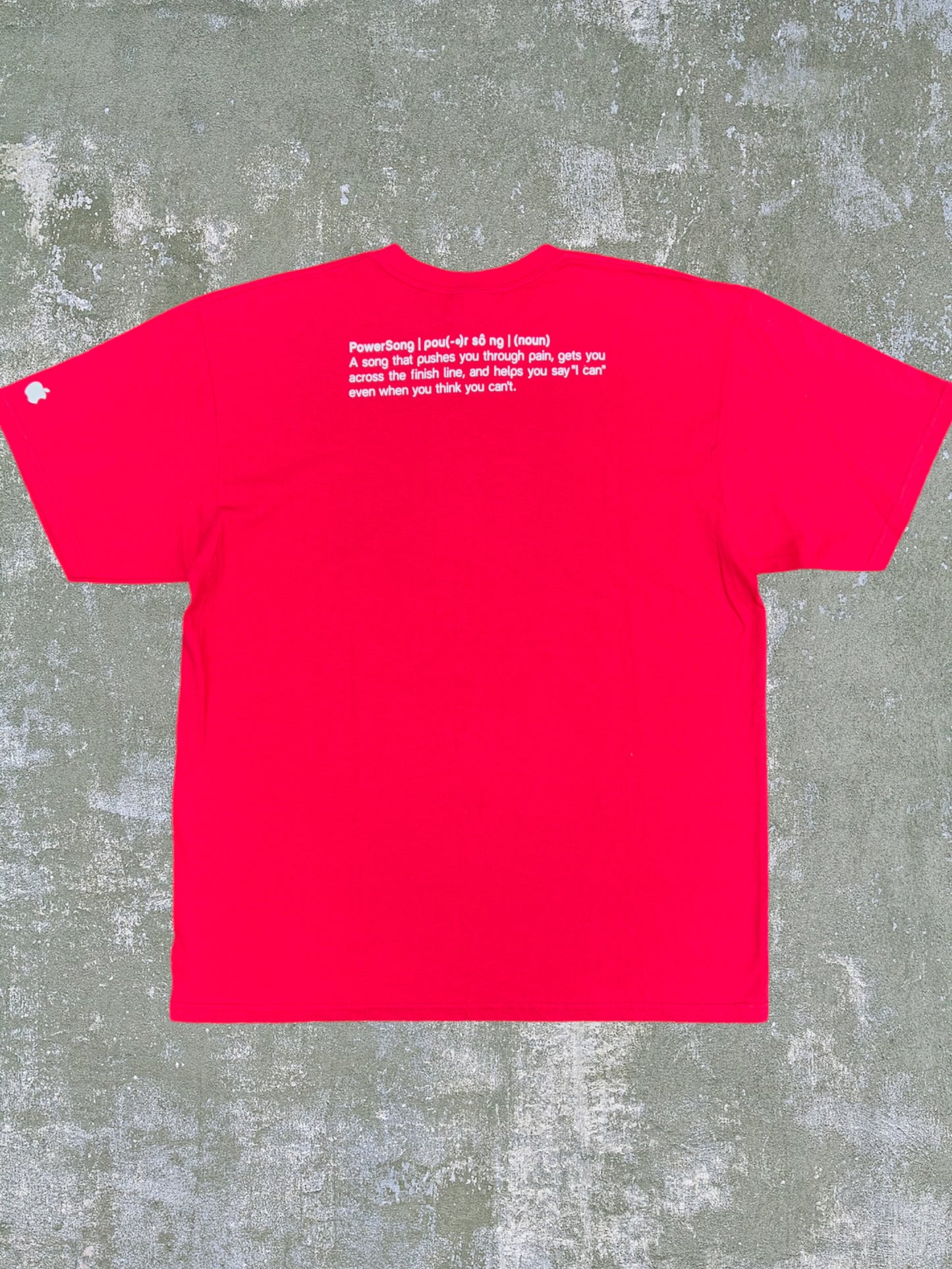 Early-2000s Nike/Apple “My PowerSong Is” Tee (XL)