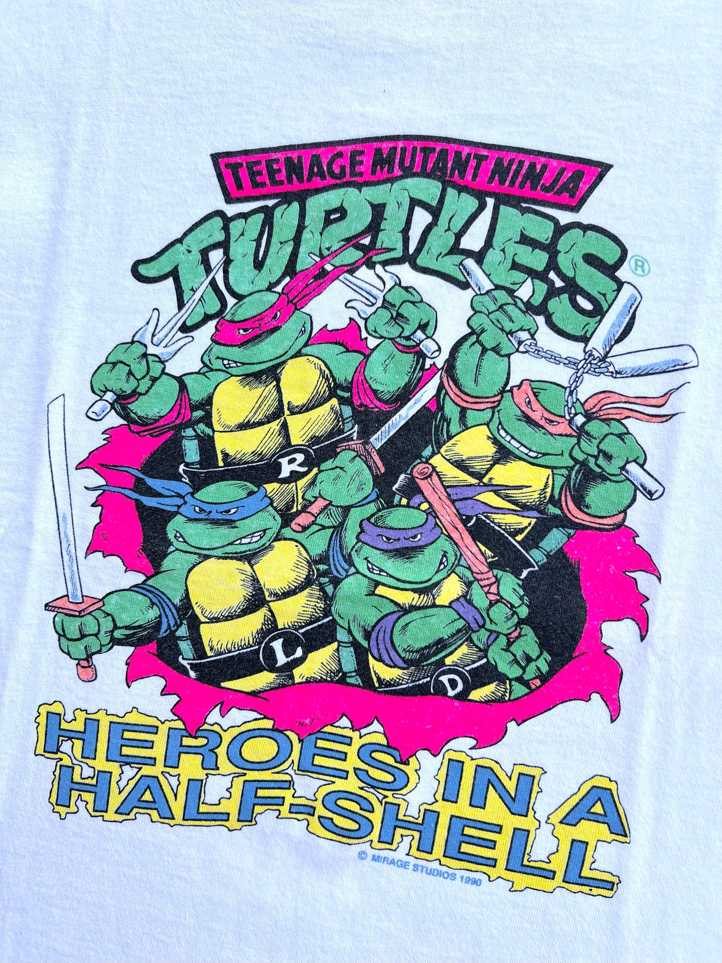 1990 Teenage Mutant Ninja Turtles Tee (S)