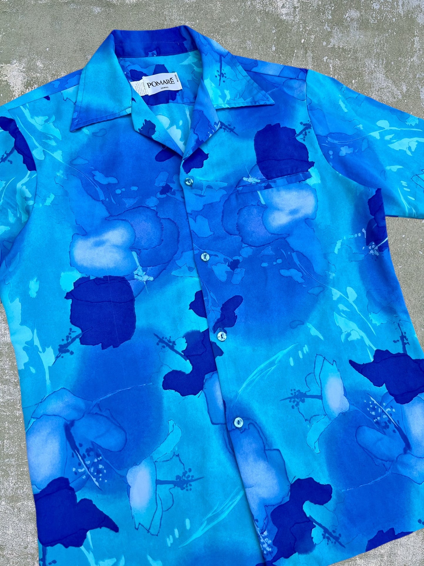 ‘70s/‘80s Hawaiian Cotton Blend Shirt (M)