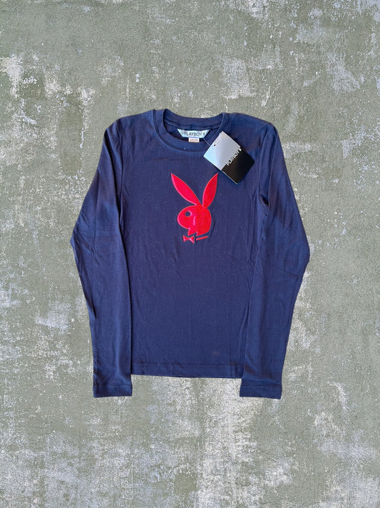 Early-2000s Playboy Long Sleeve Tee (Women’s S/M) (New With Tags)