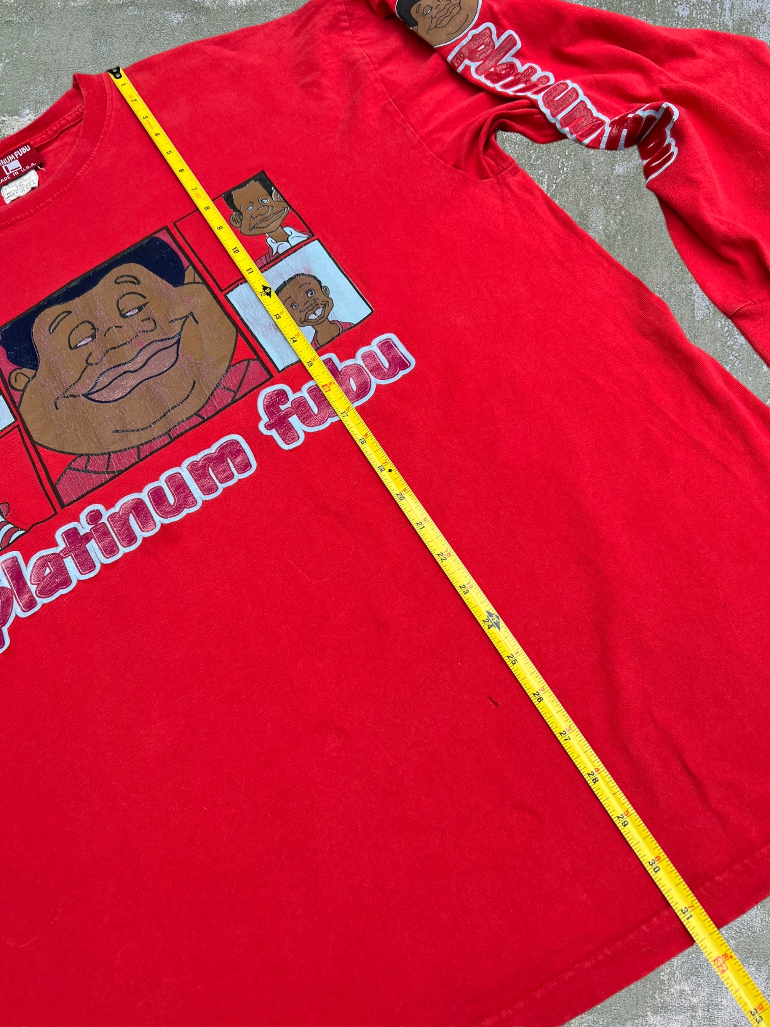 ‘90s/Early-2000s Platinum FUBU Fat Albert Long Sleeve Tee (XXL)