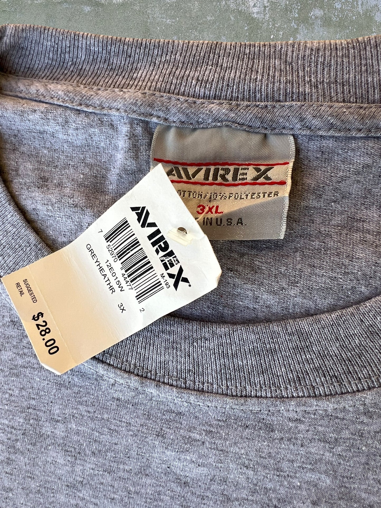Early-2000s Avirex Long Sleeve Tee (3XL) (New With Tags)