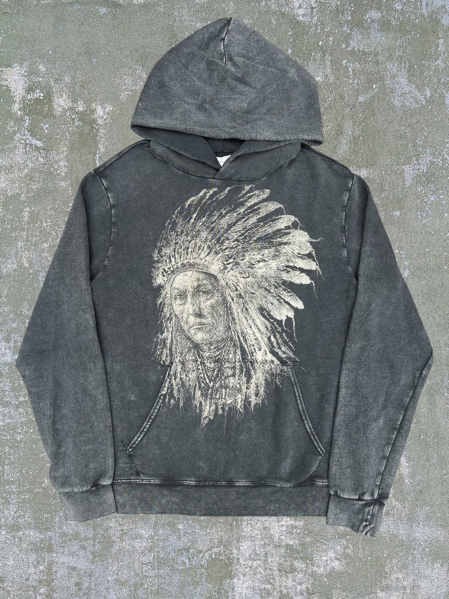 Early-2010s Denim And Supply Ralph Lauren Native American Hoodie (XL)