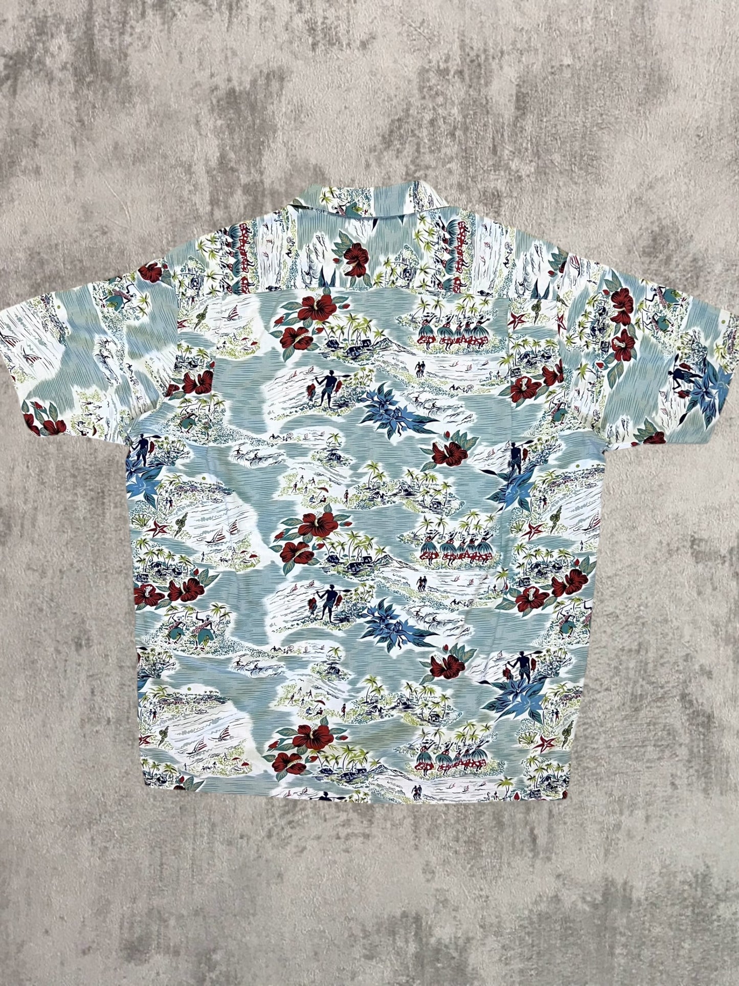 ‘90s Stüssy Hawaiian Shirt (XL)