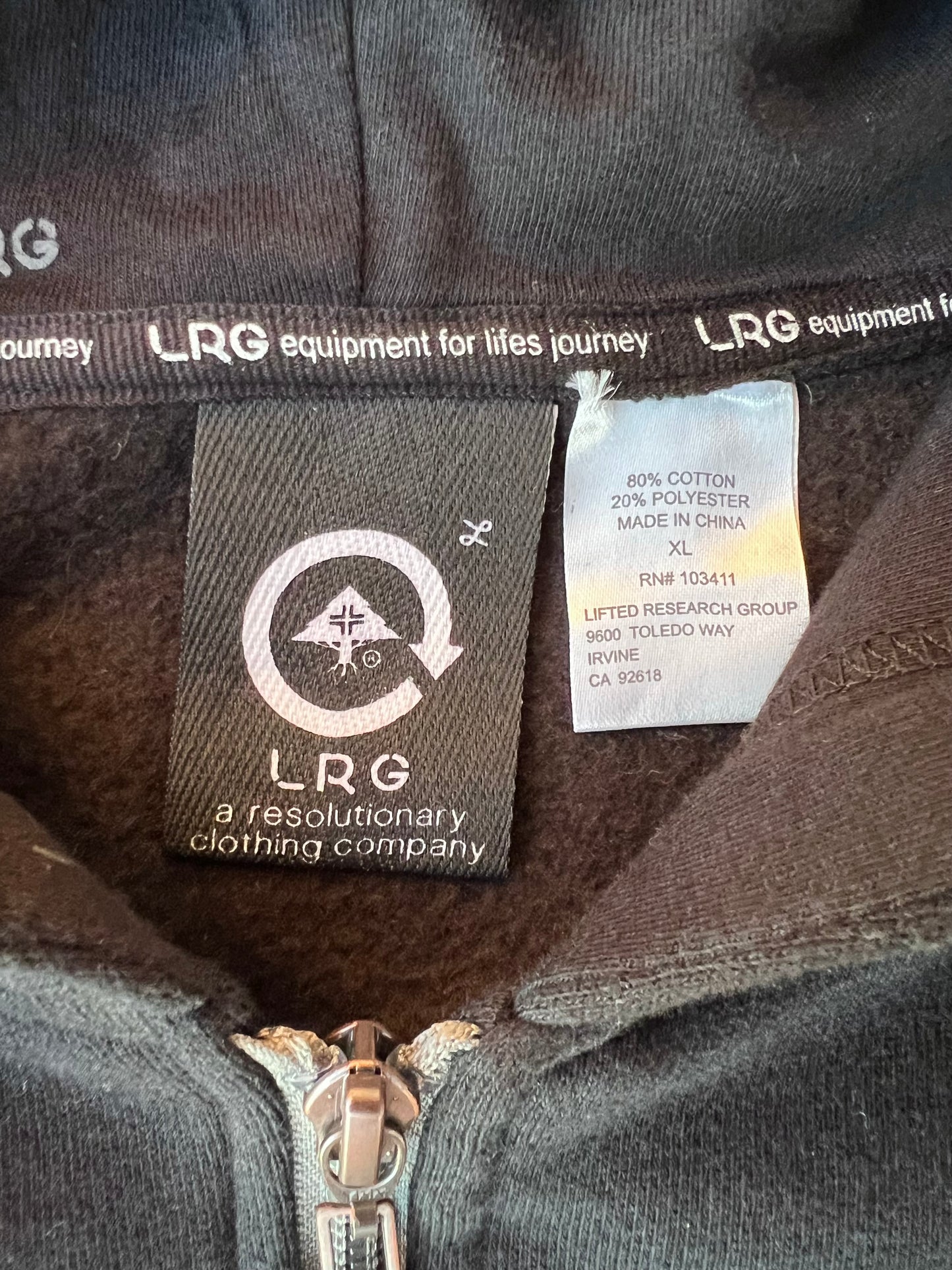 Early-2000s LRG Zip Hoodie (XL) (New With Tags)