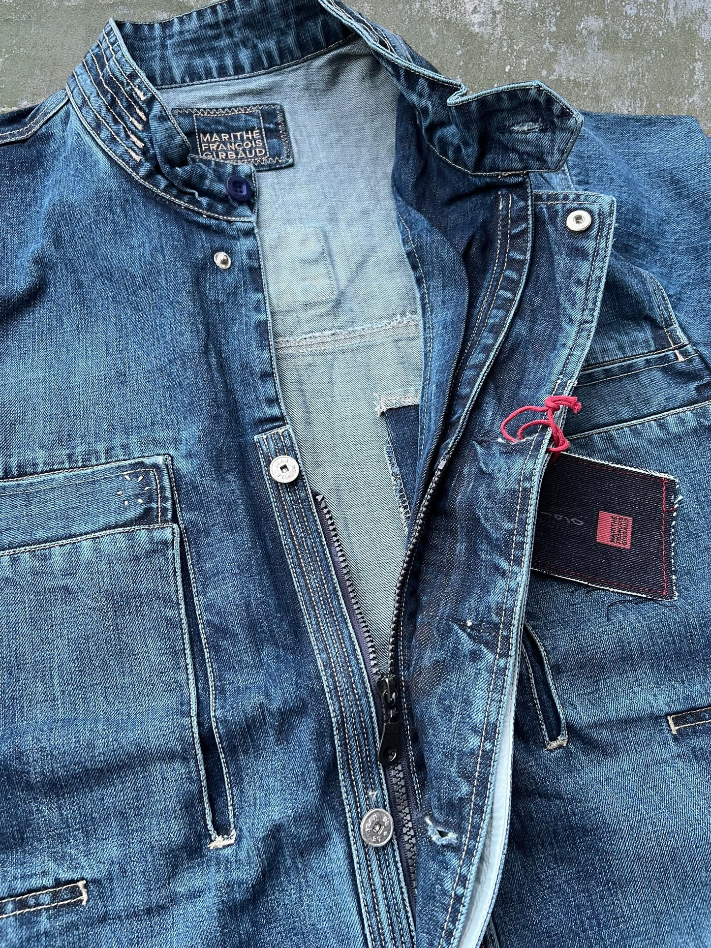 Early-2000s Marithe Francois Girbaud Denim Jacket (XXL) (New With Tags)
