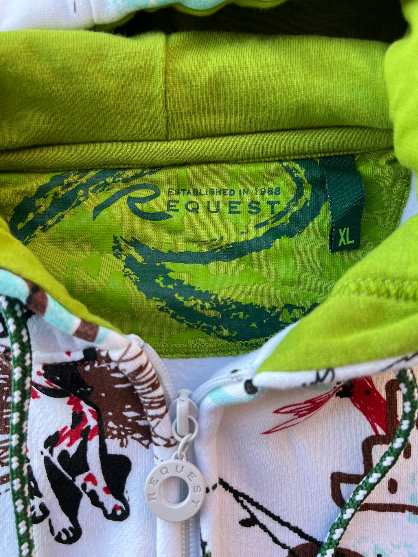 Early-2000s Request Zip Hoodie (XL) (New With Tags)