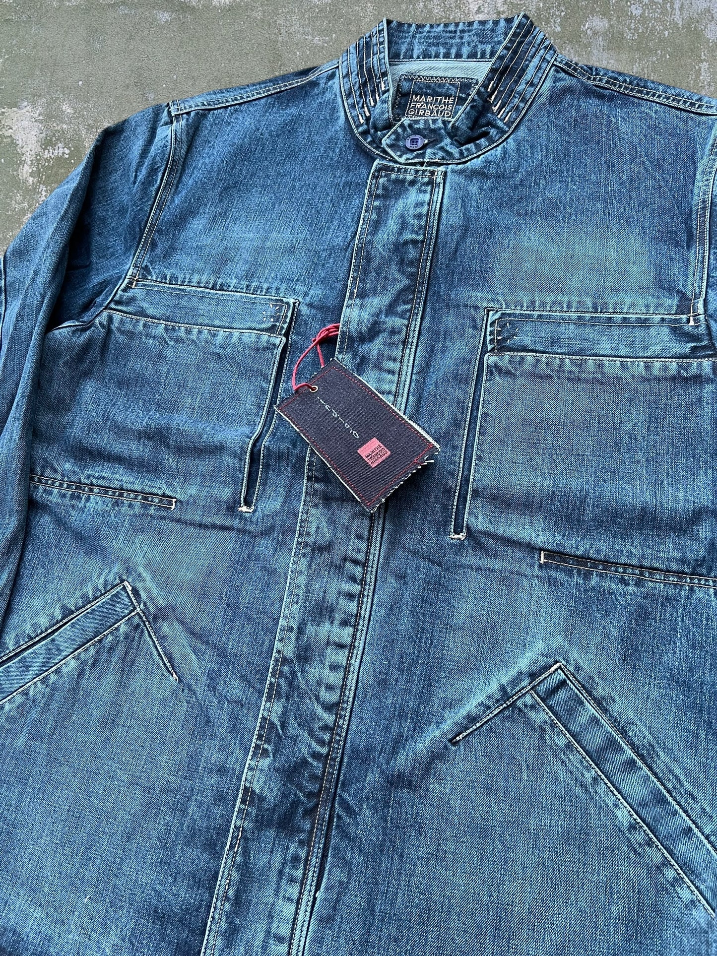 Early-2000s Marithe Francois Girbaud Denim Jacket (XXL) (New With Tags)